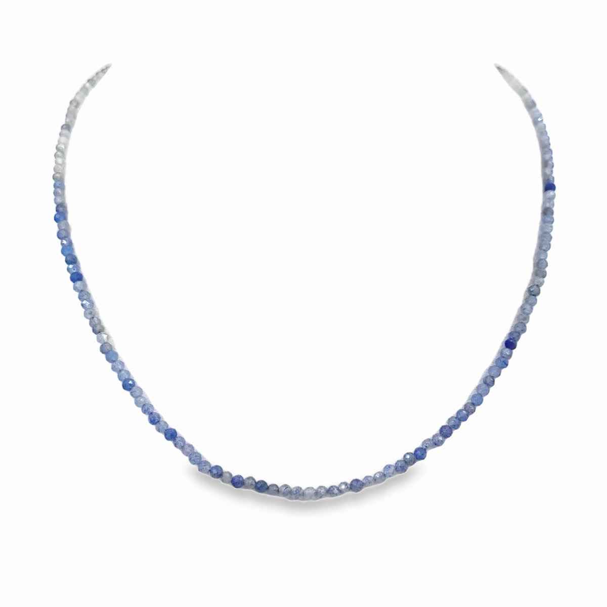 Naszyjnik z naturalnym chalcedonitem