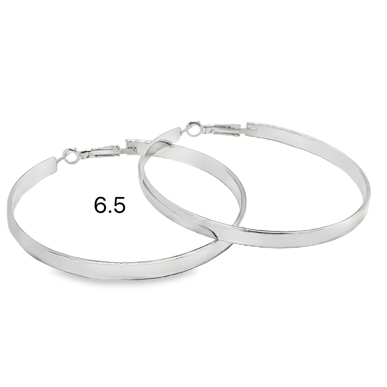 Eleganckie posrebrzane kolczyki koła: ponadczasowy minimalistyczny design