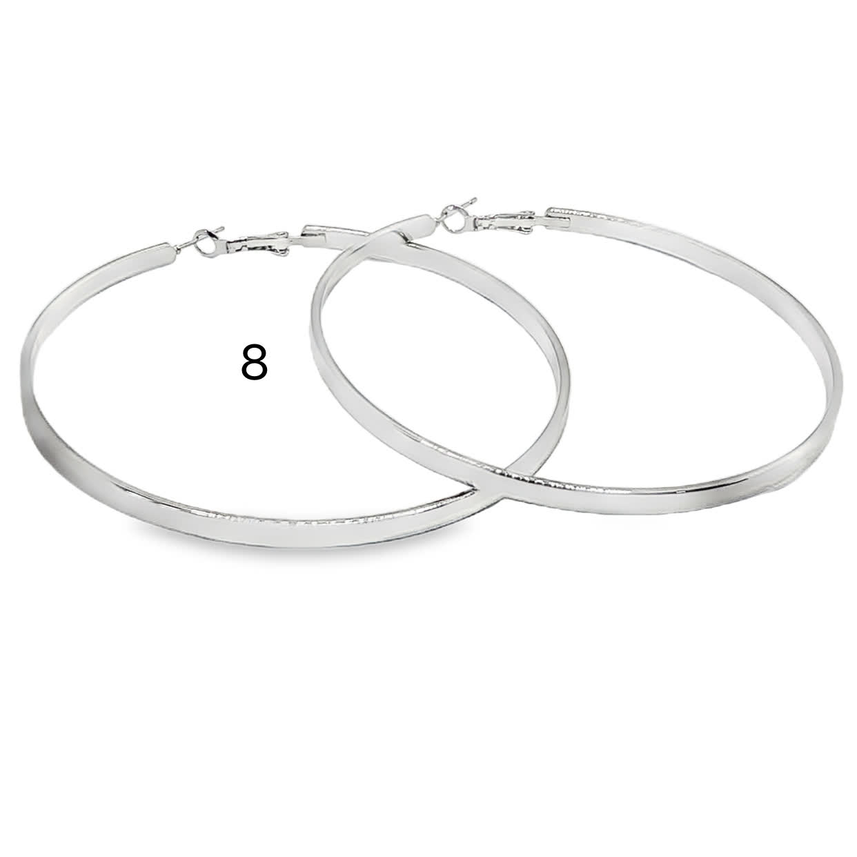 Posrebrzane kolczyki koła – klasyczny i współczesny design