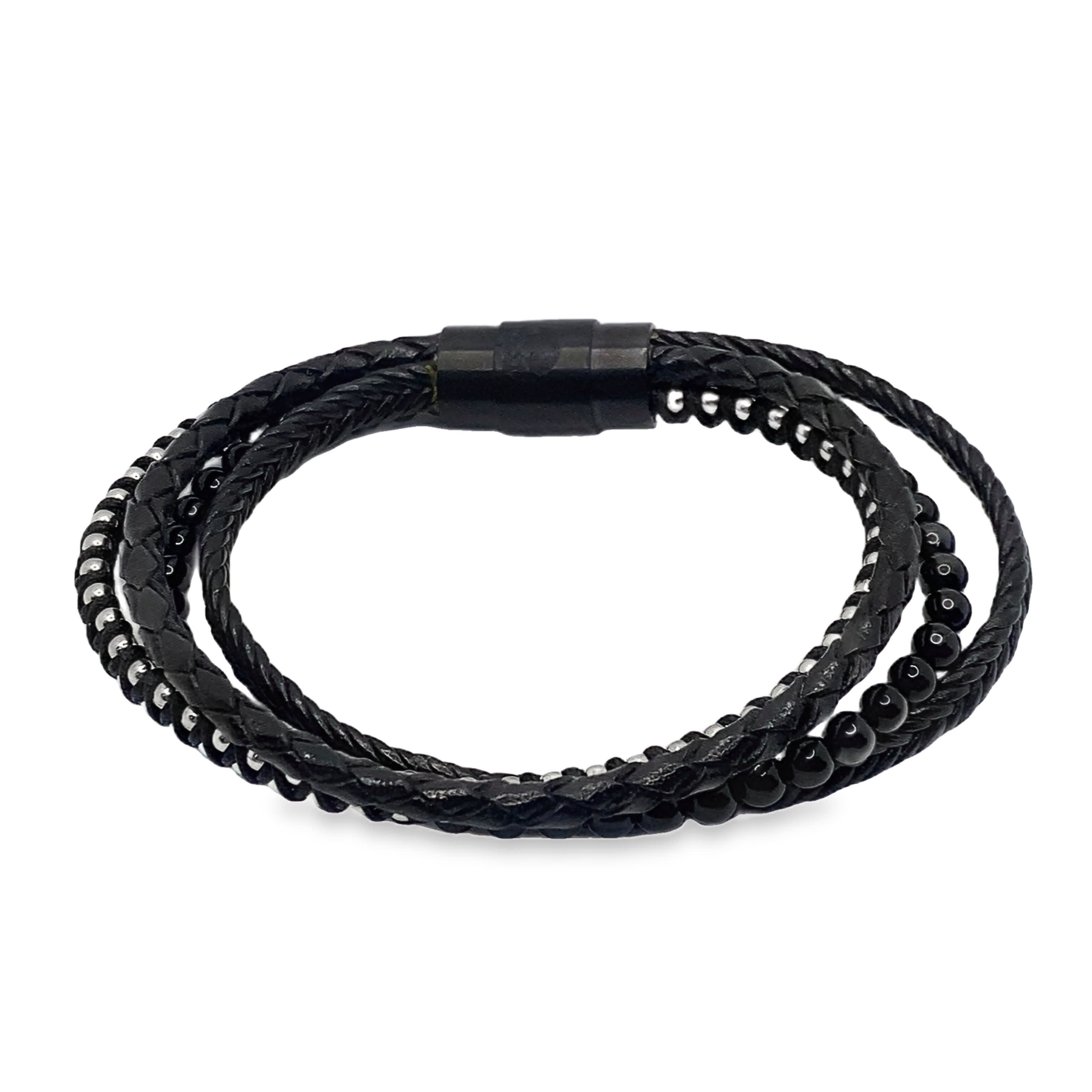 Bransoletka z koralików onyksowych