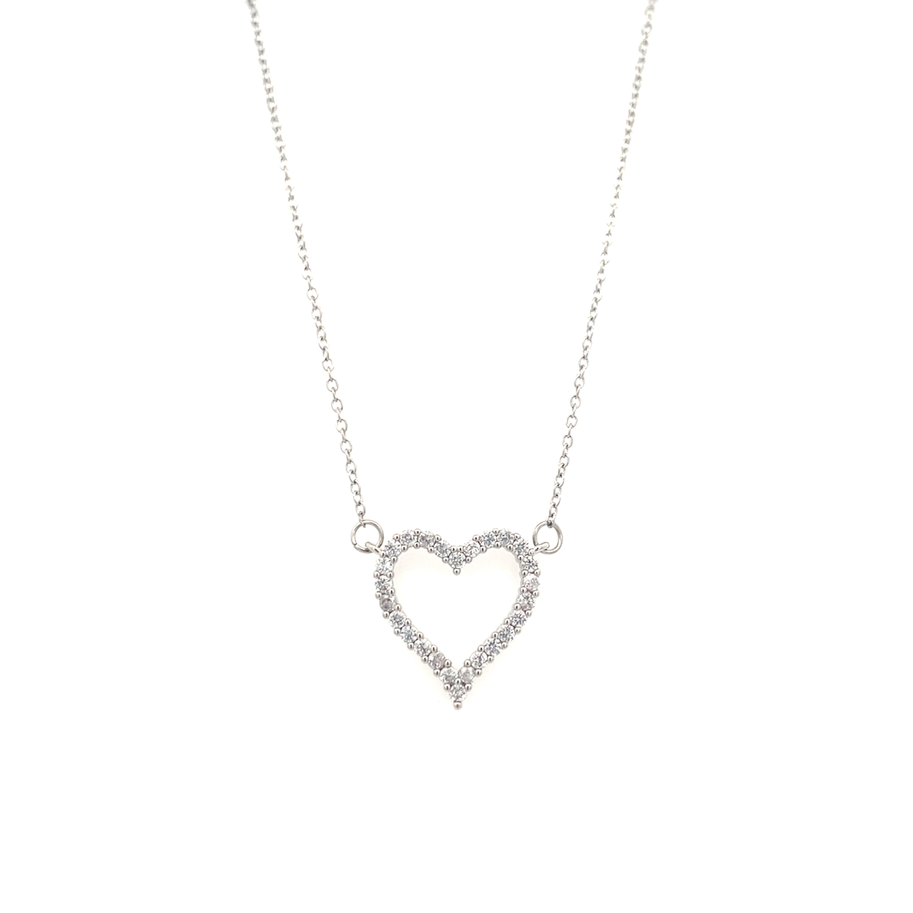 Elegancki naszyjnik w kształcie serca