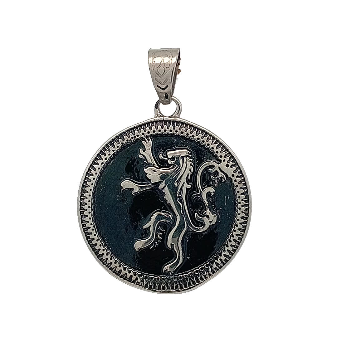 Elegancki wisiorek lew w