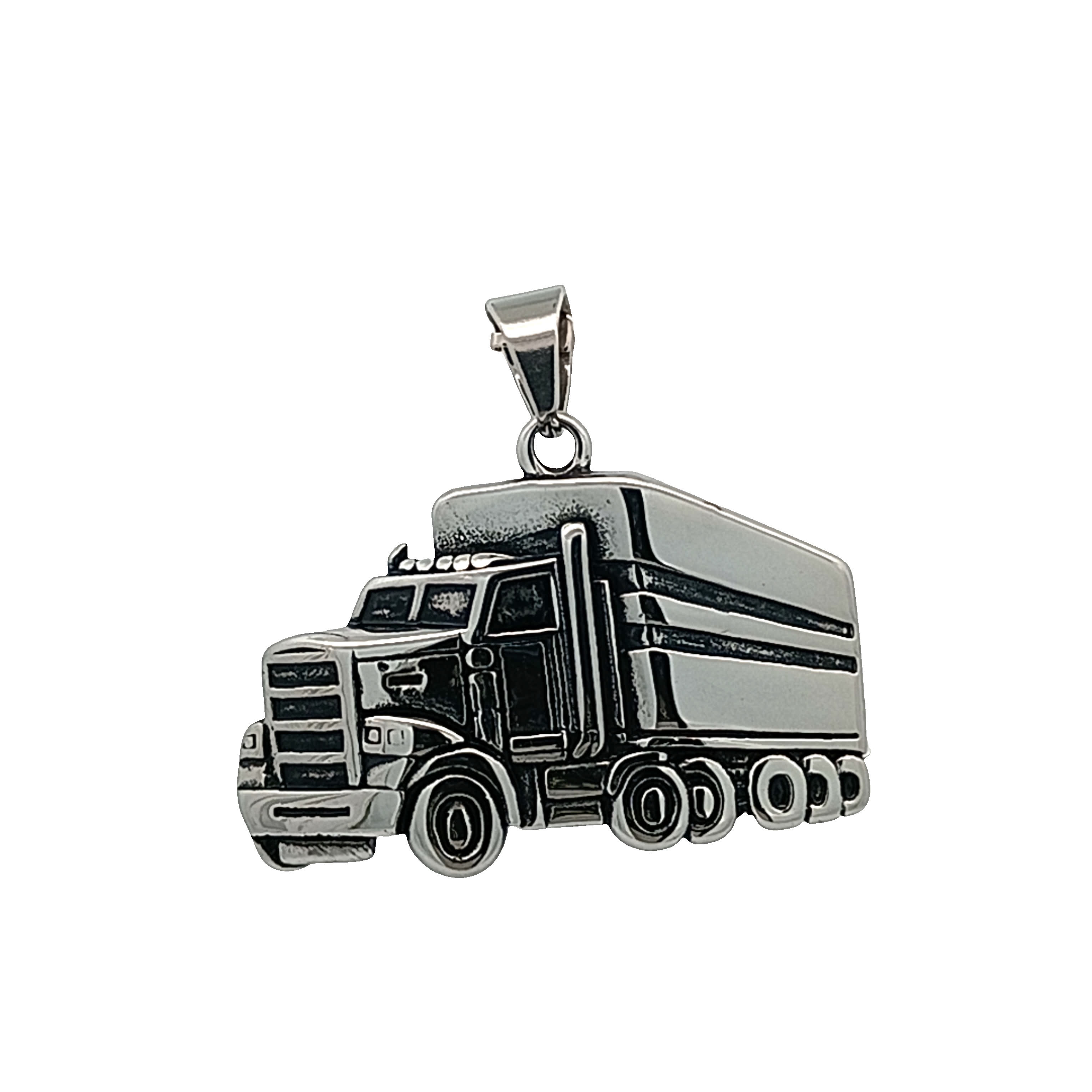 Stylowy wisiorek w kształcie ciężarówki