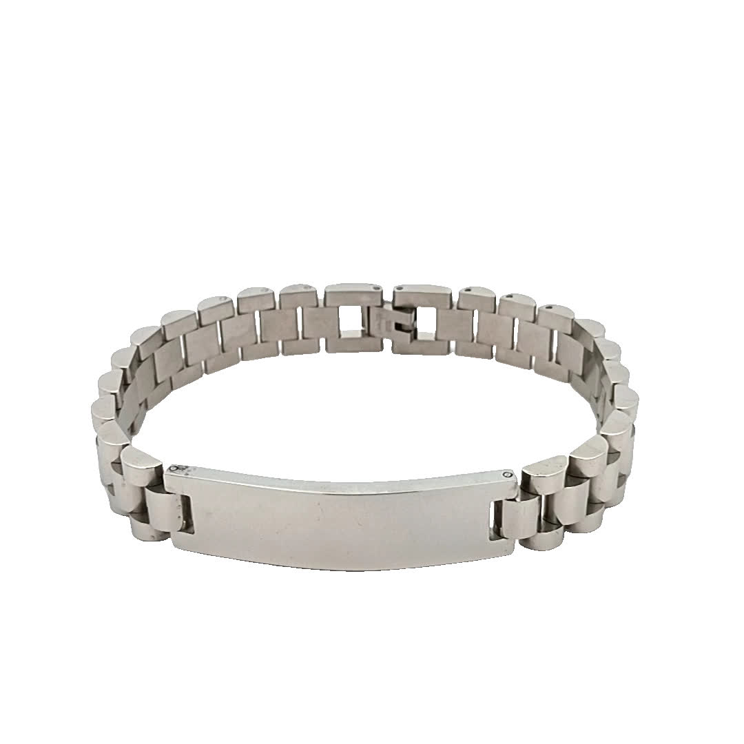 Elegancka posrebrzana bransoletka