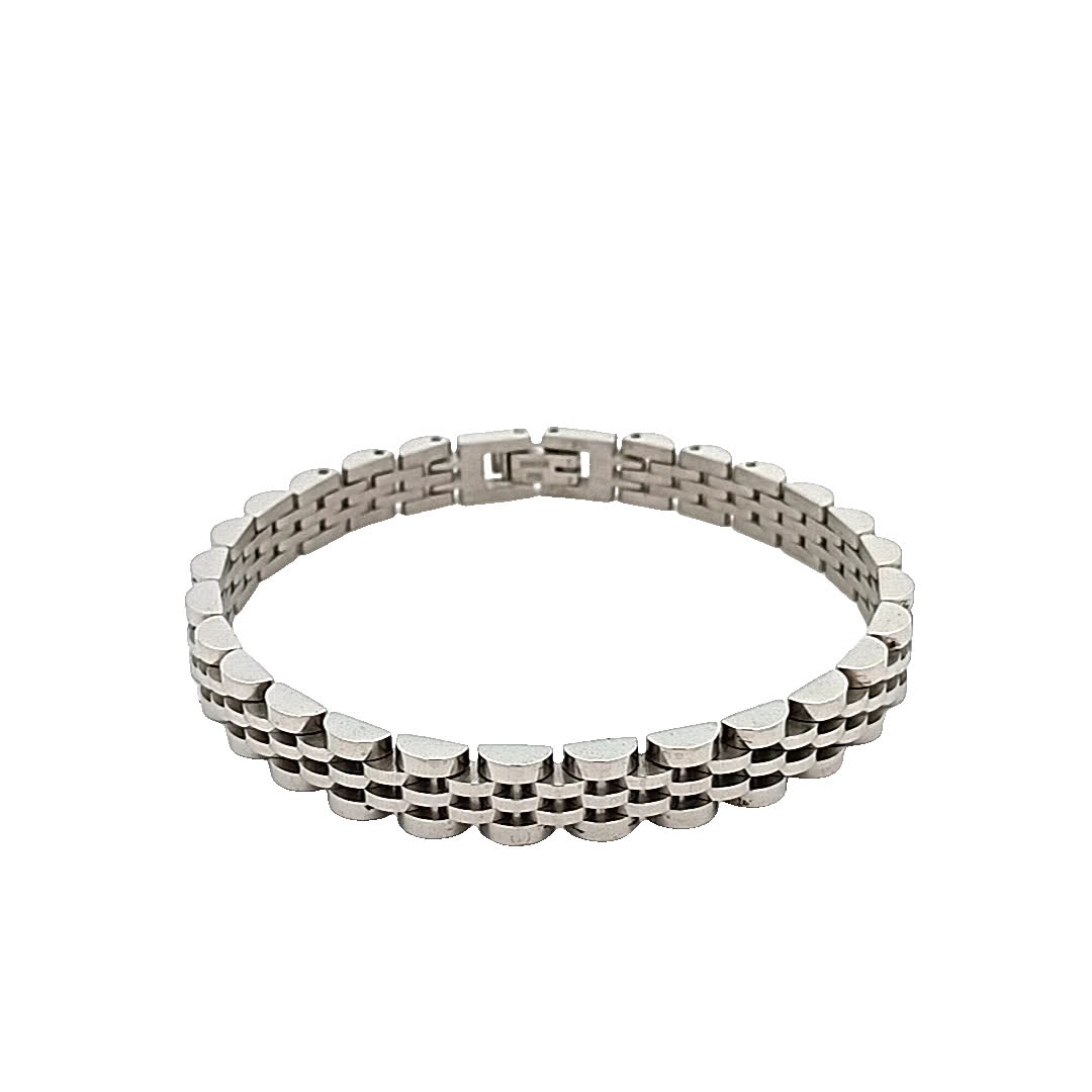 Elegancka posrebrzana bransoletka