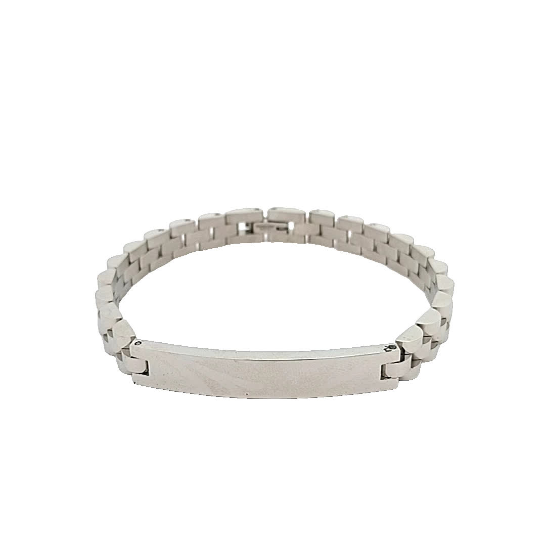 Elegancka posrebrzana bransoletka