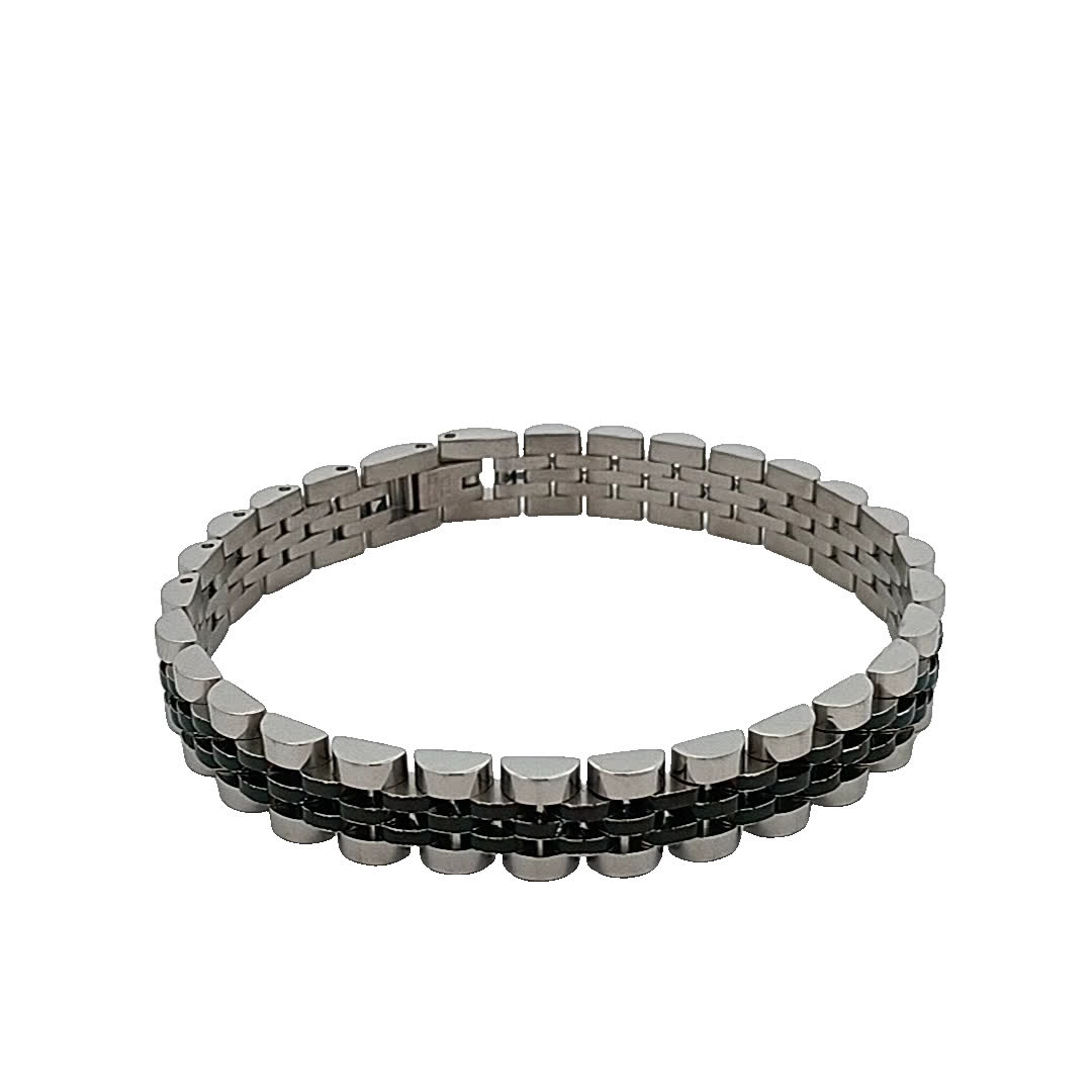 Stylowa posrebrzana bransoletka