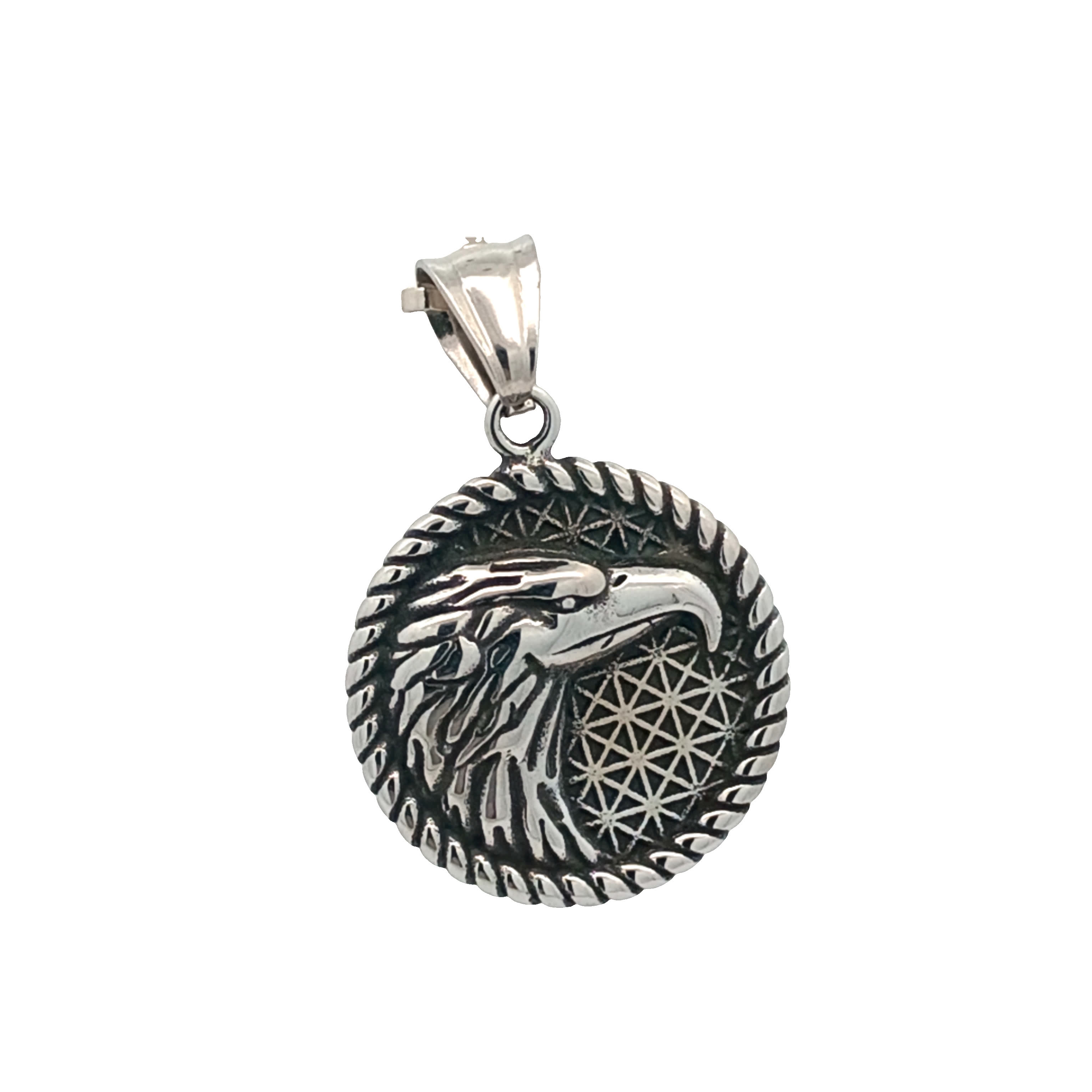 Wisiorek z orłem o skomplikowanym wzorze