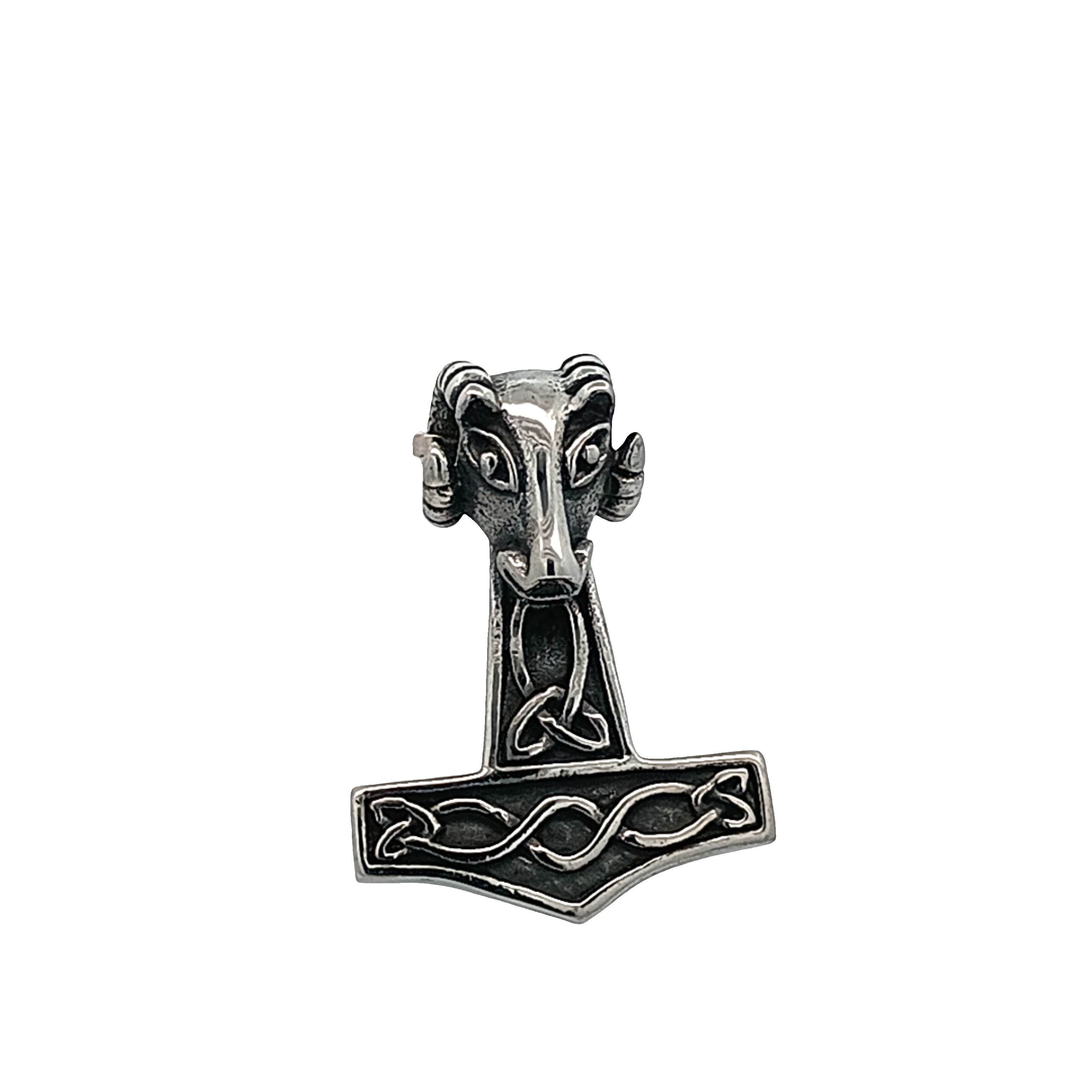 Skomplikowana broszka w kształcie wilka wikinga