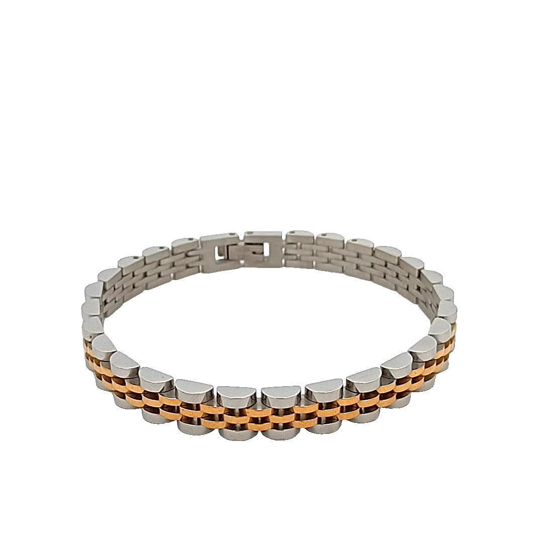 Elegancka dwukolorowa bransoletka