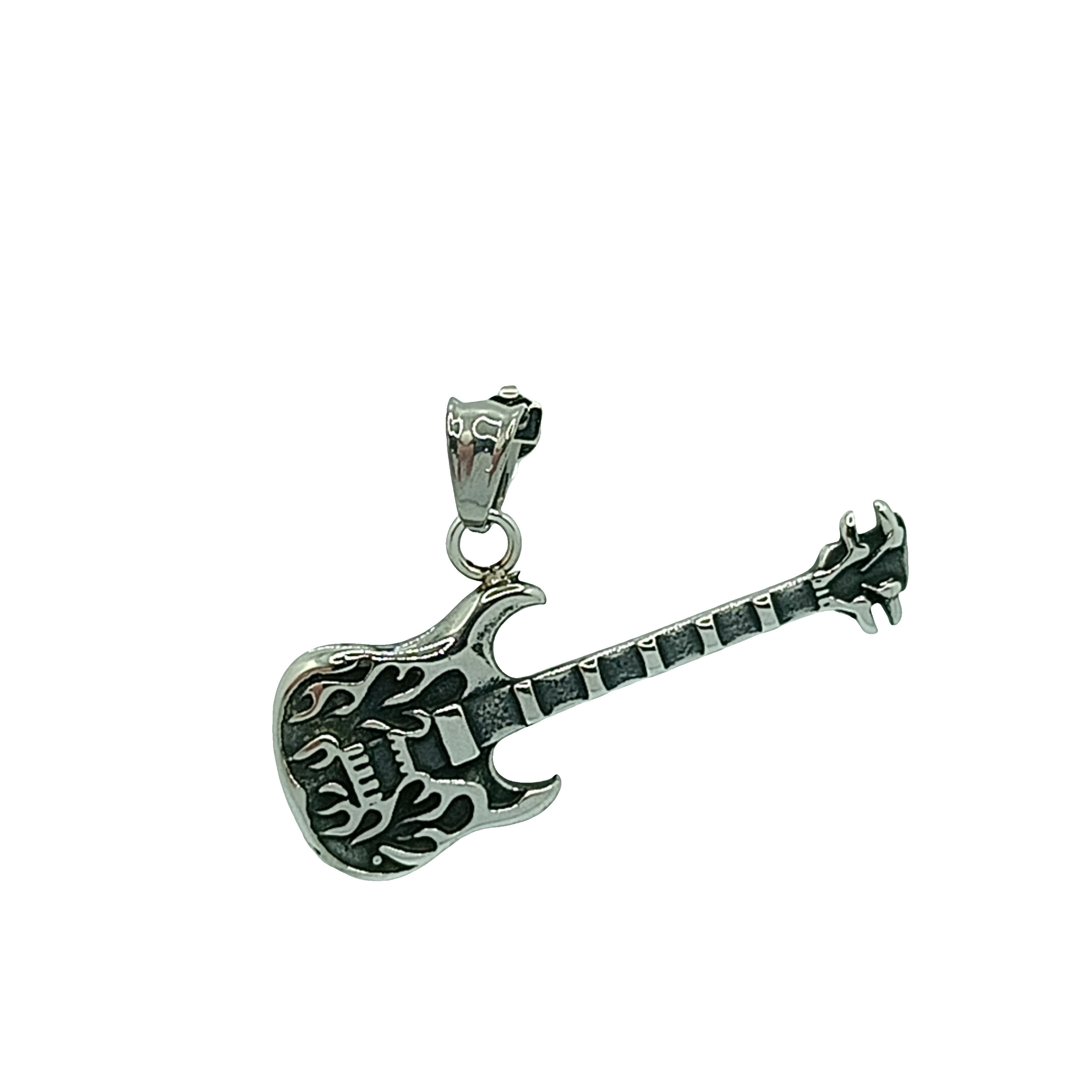 Stylowy wisiorek w kształcie gitary dla miłośników muzyki