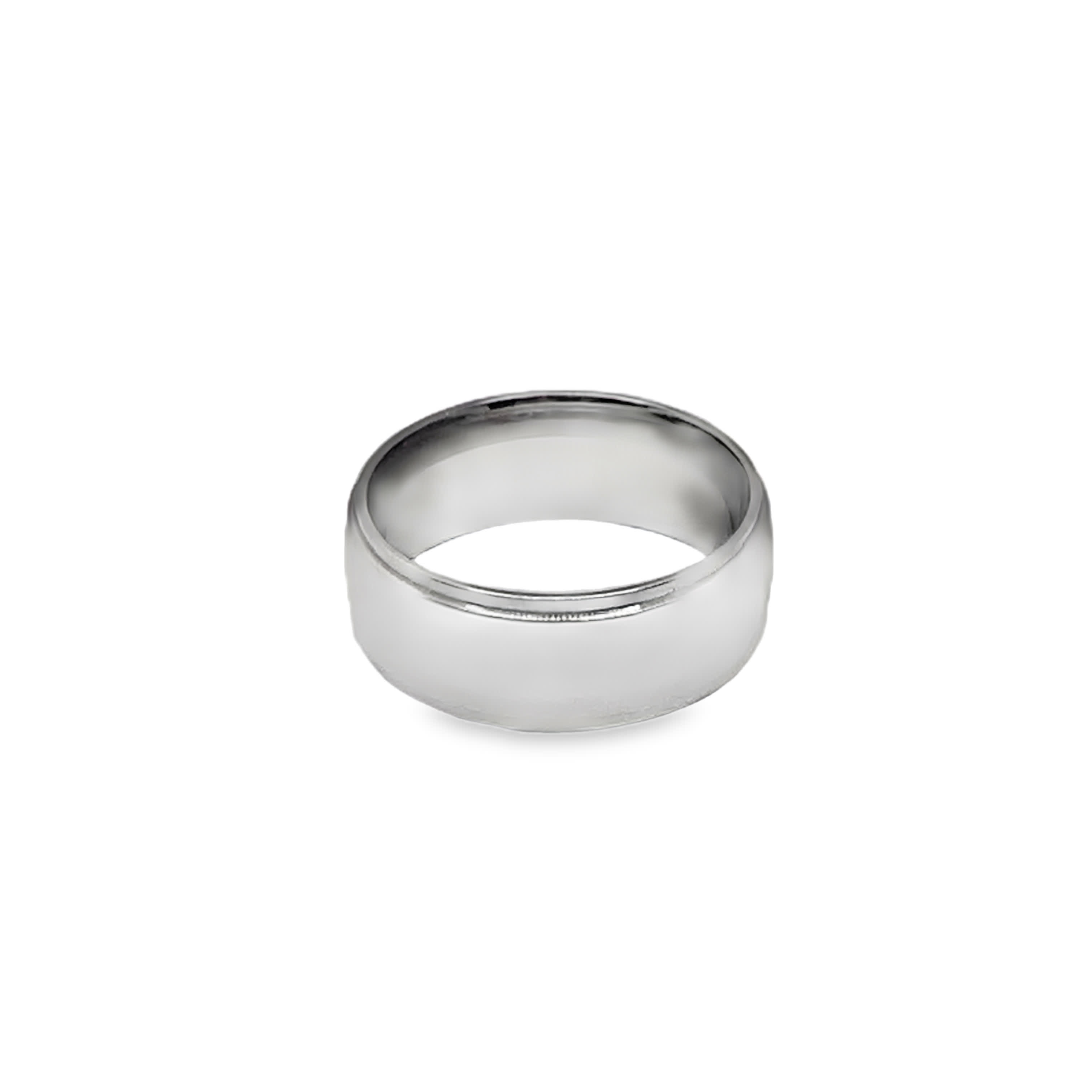 Elegancki pierścionek ze posrebrzanej stali