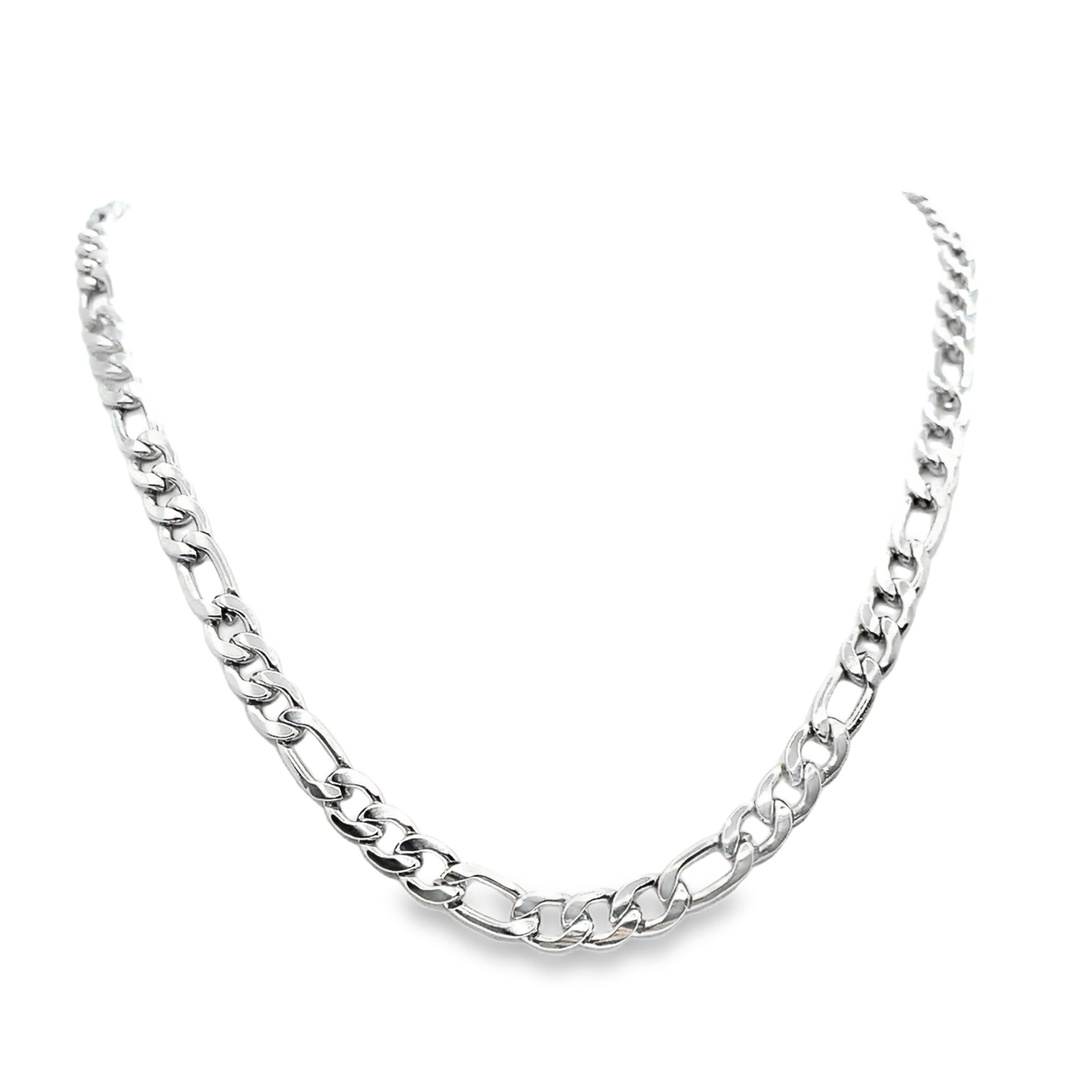 Klasyczny posrebrzany naszyjnik