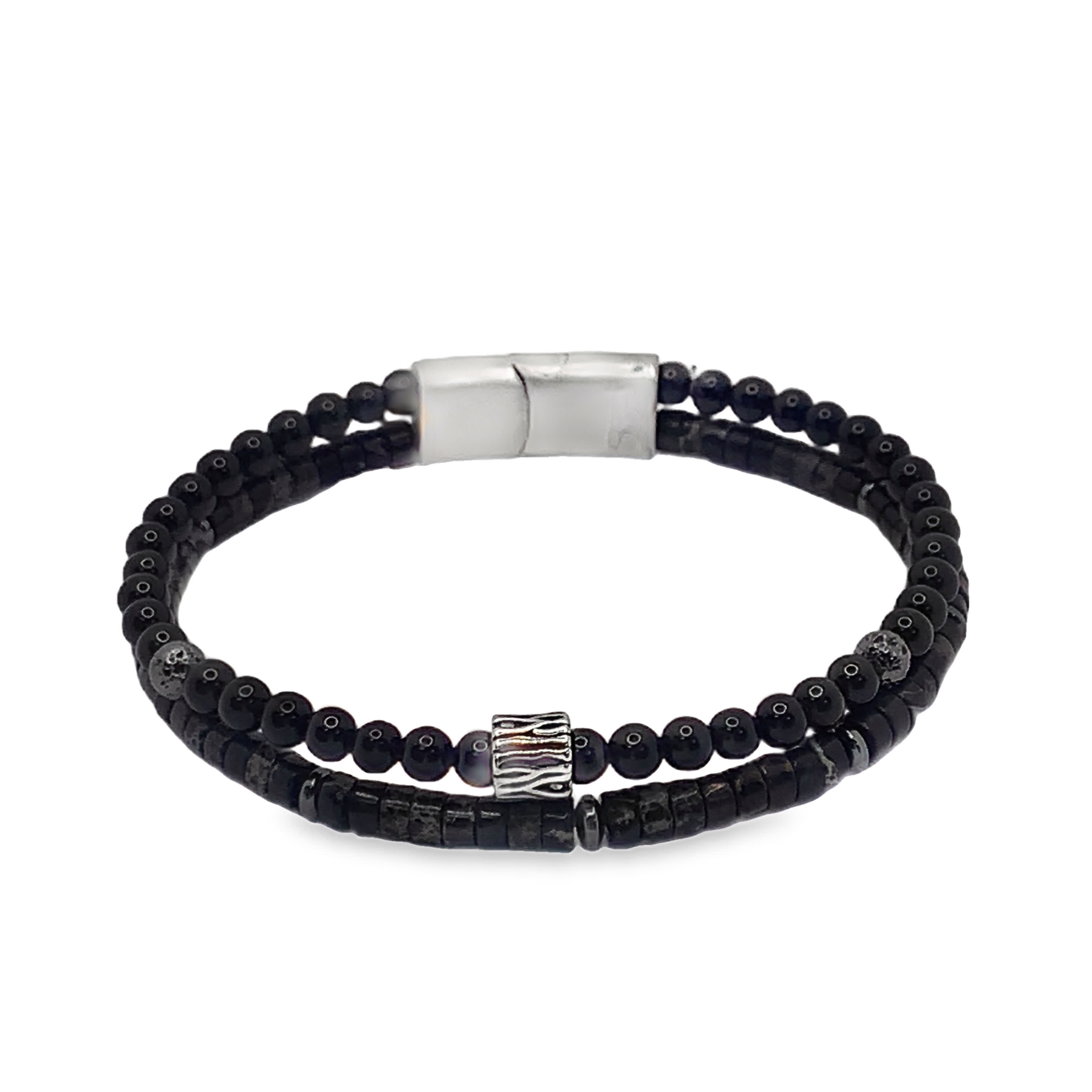 Bransoletka z koralików onyksowych