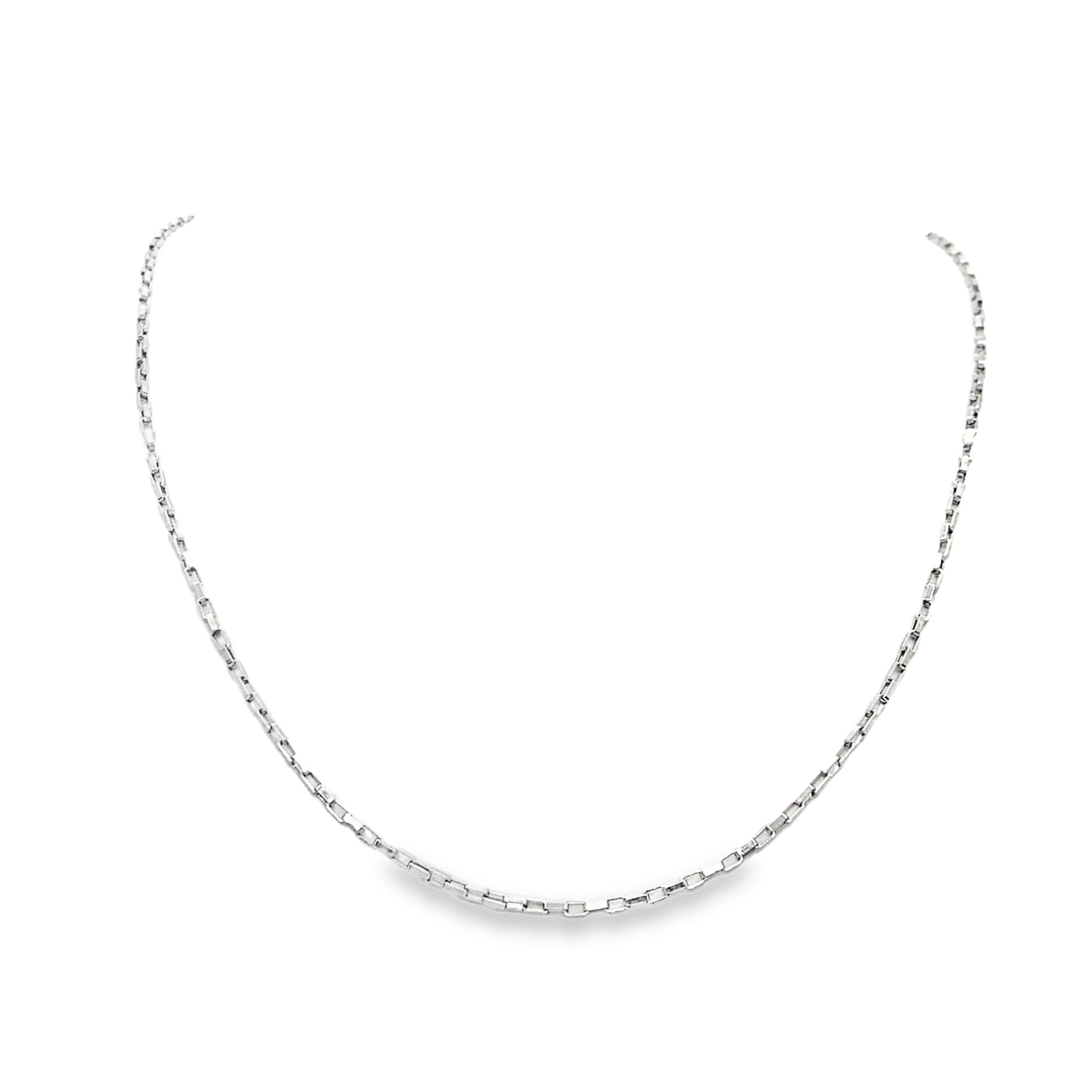 Delikatny naszyjnik z łańcuszkiem ze posrebrzanej stali