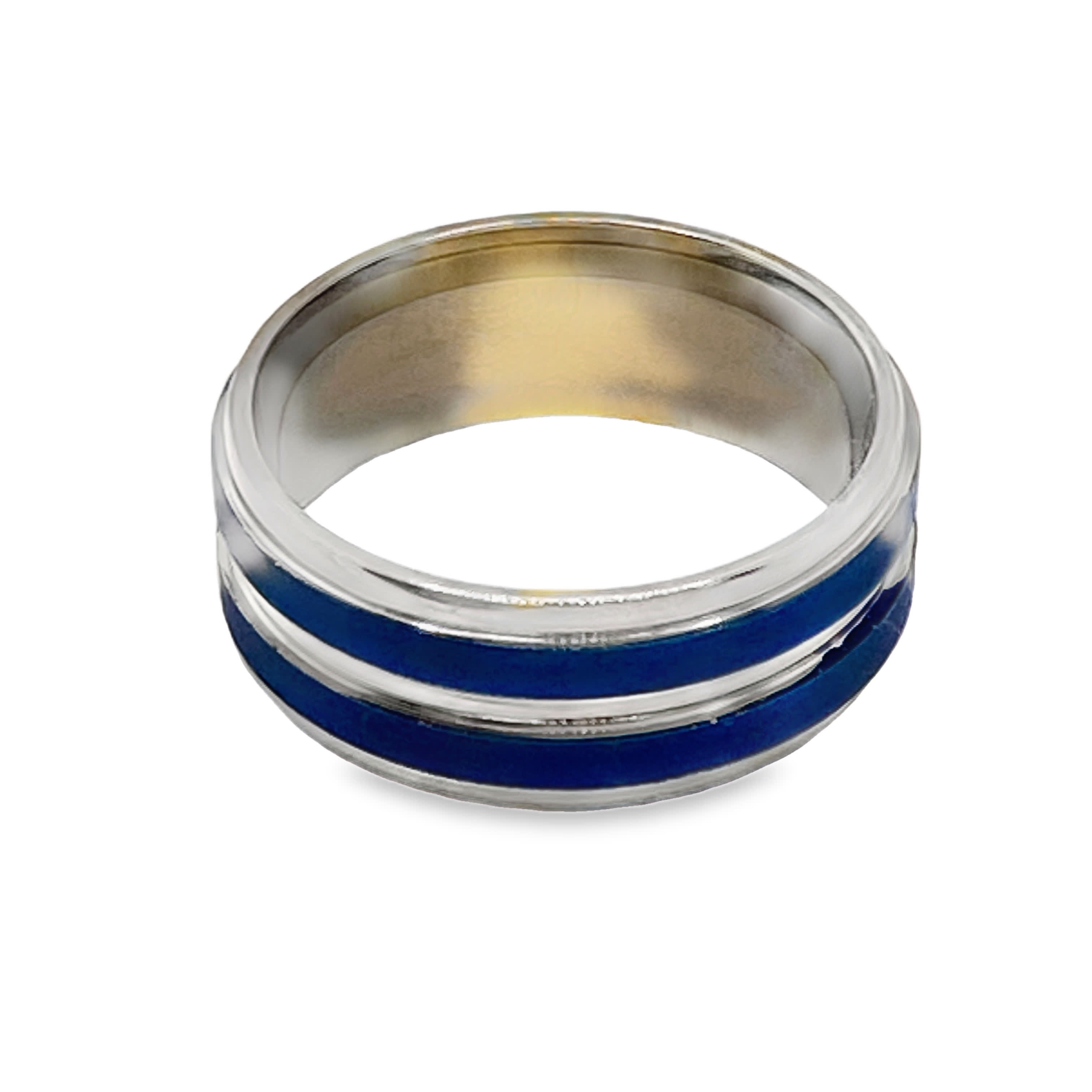 Elegancki posrebrzany minimalistyczny pierścionek