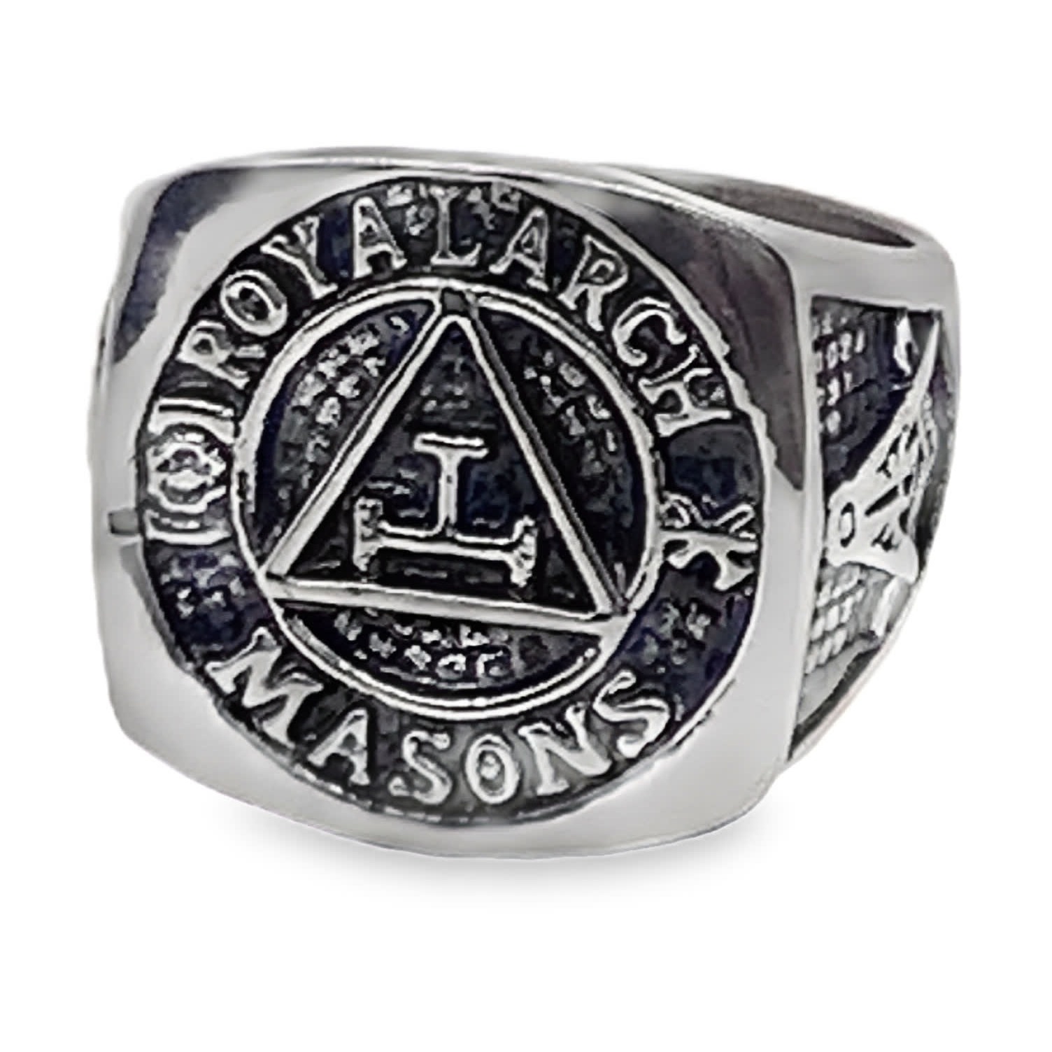 Posrebrzany sygnet Royal Arch Masons