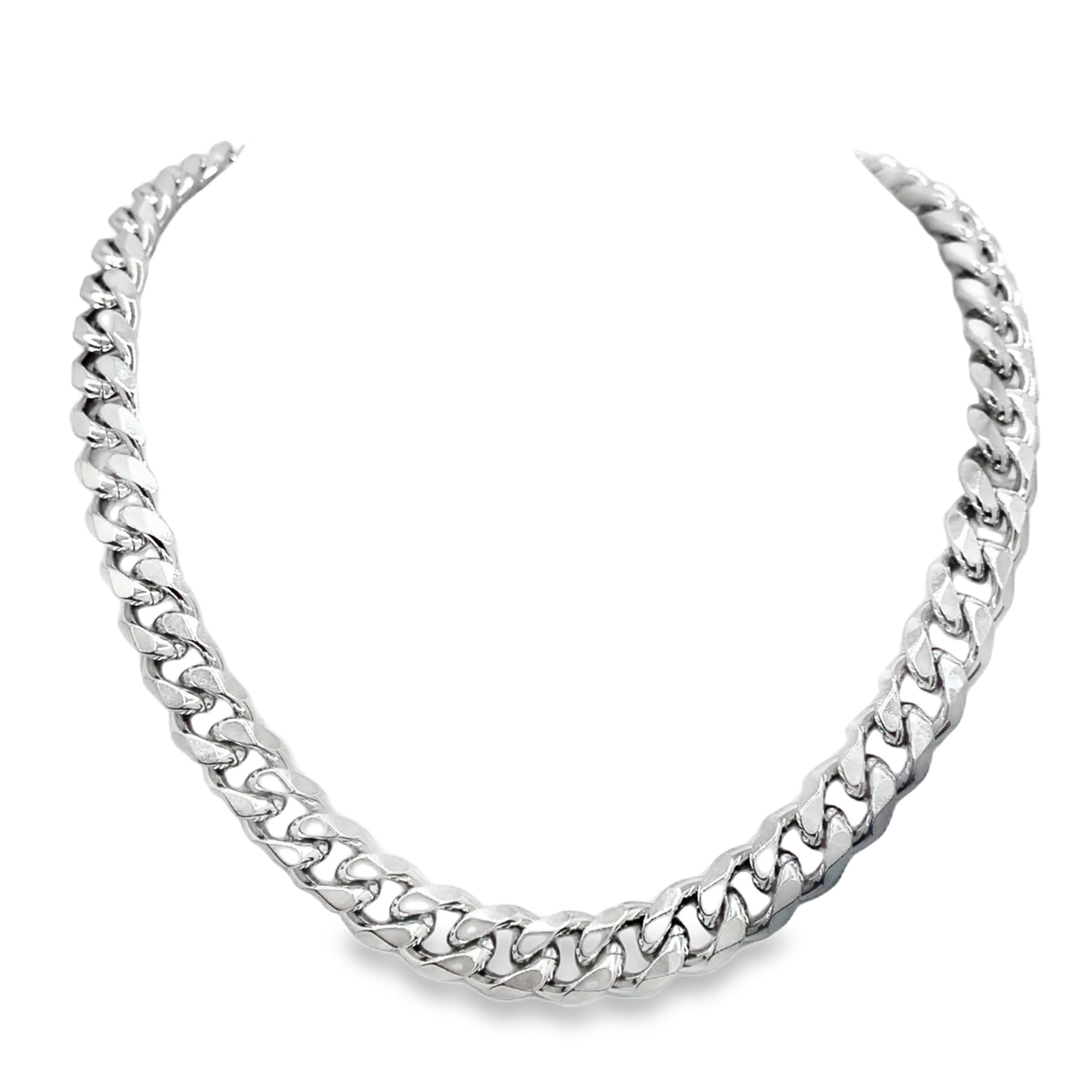 Elegancki posrebrzany naszyjnik z łańcuszkiem