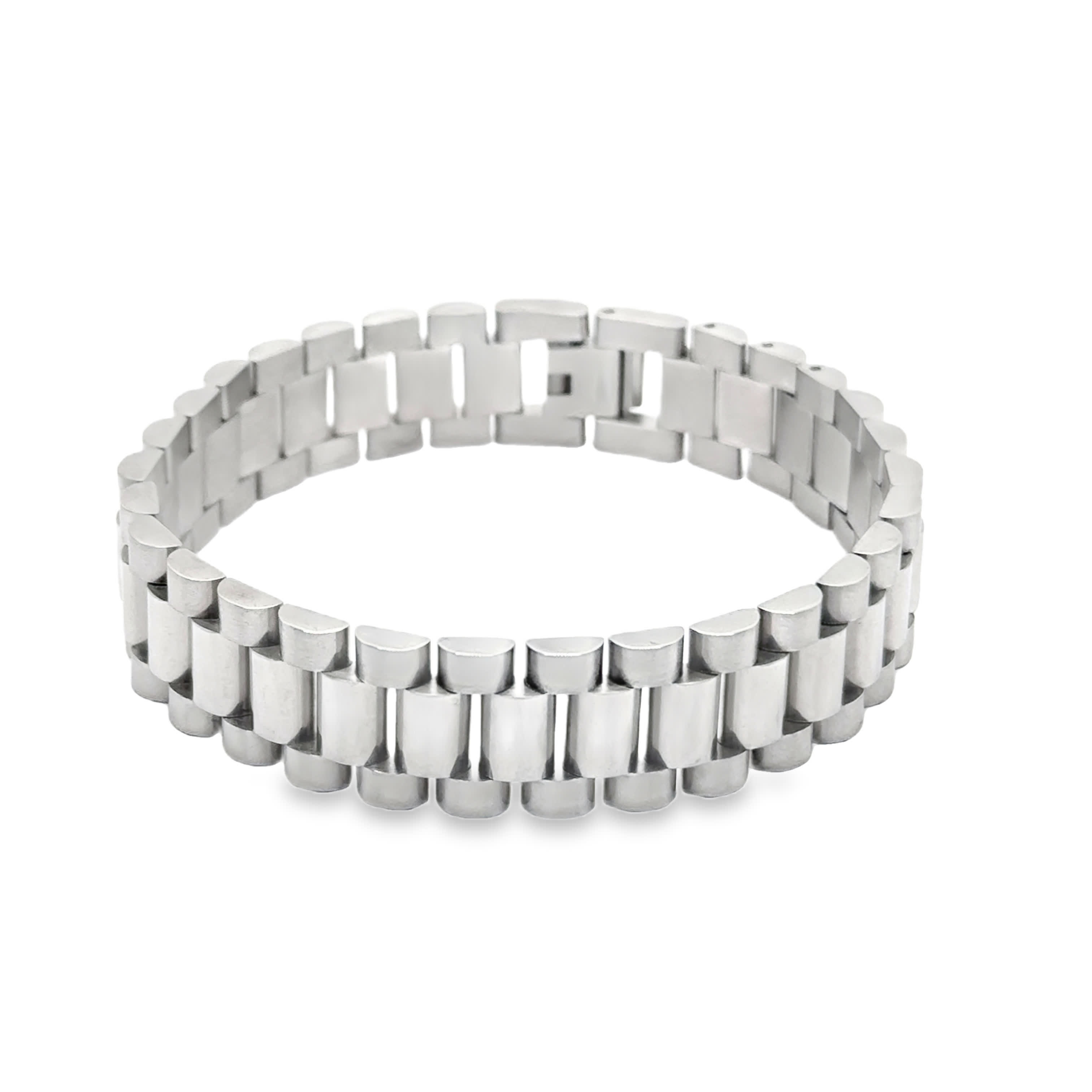 Bransoletka z łańcuszkiem w kolorze srebra z odcieniem białego złota