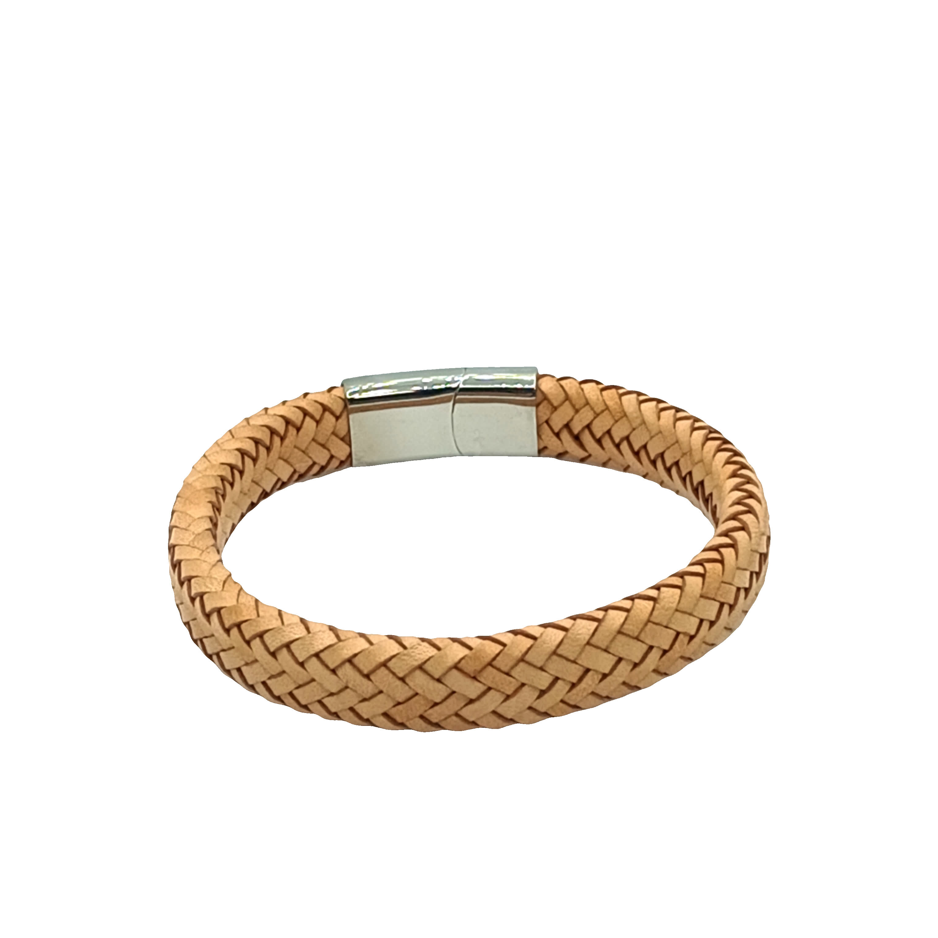 Bransoletka pleciona bez metalu