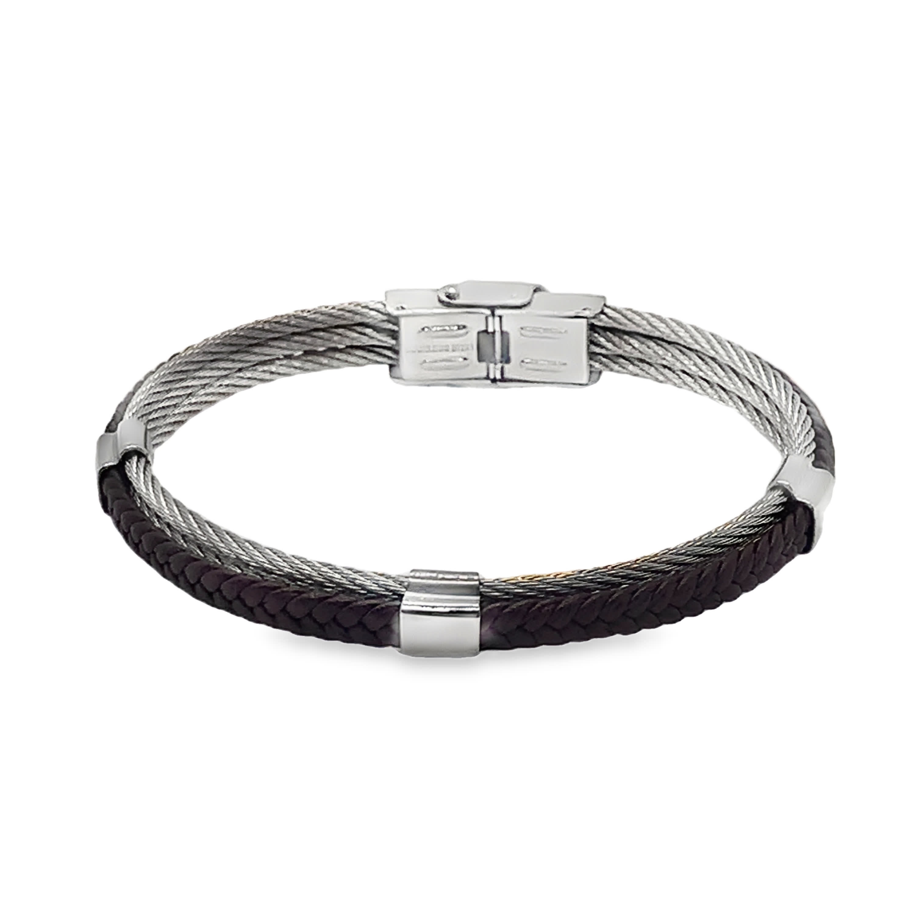 Elegancka posrebrzana bransoletka łańcuszkowa