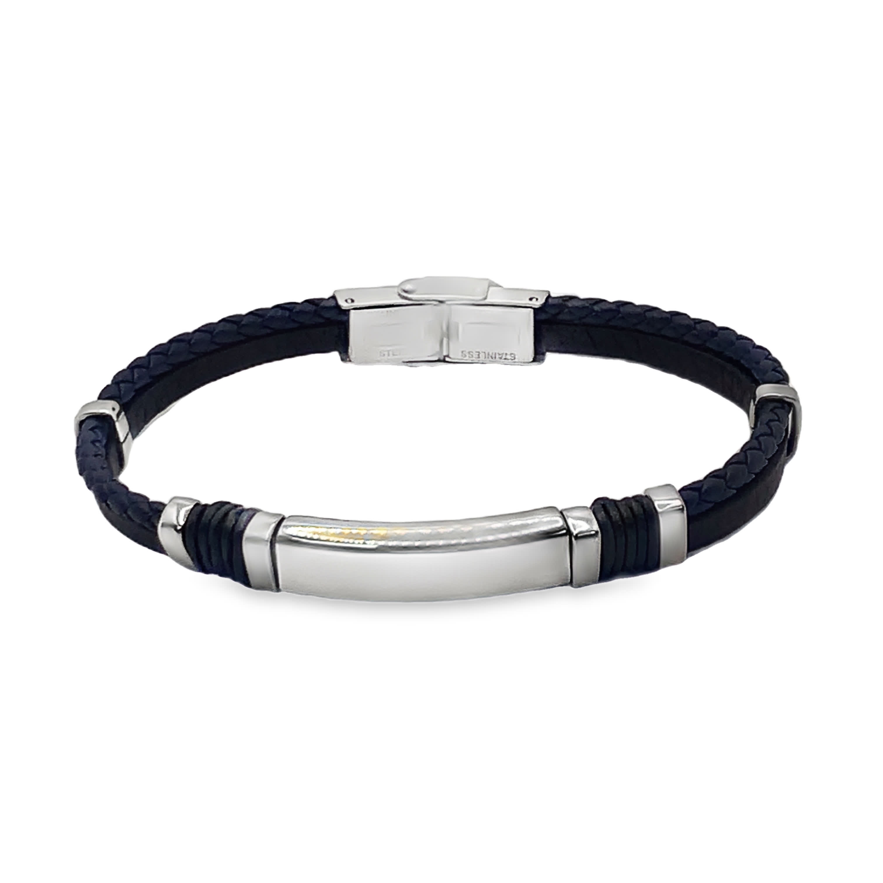 Elegancka posrebrzana bransoletka łańcuszkowa