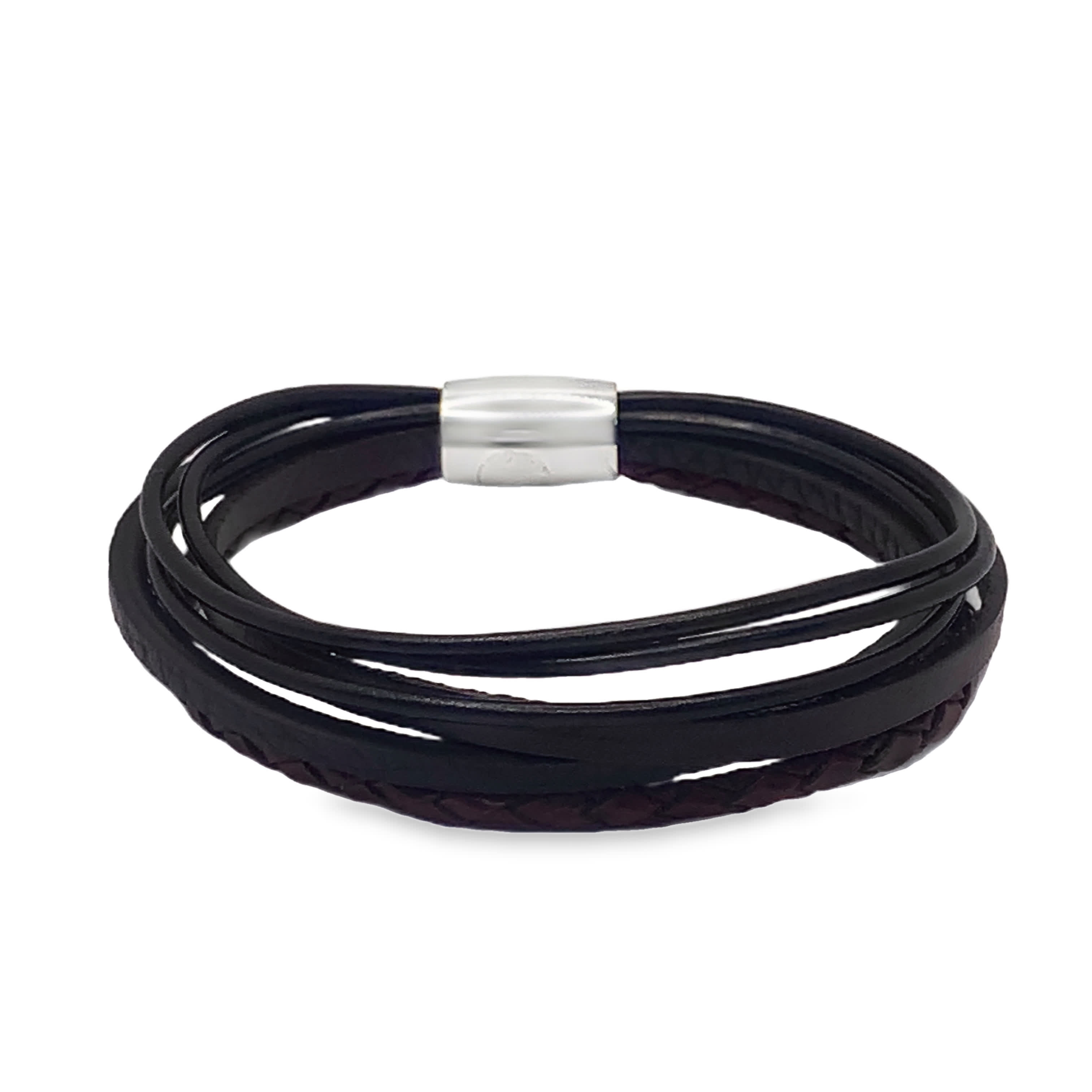 Nowoczesna bransoletka wielopasmowa bez łańcuszka metalowego