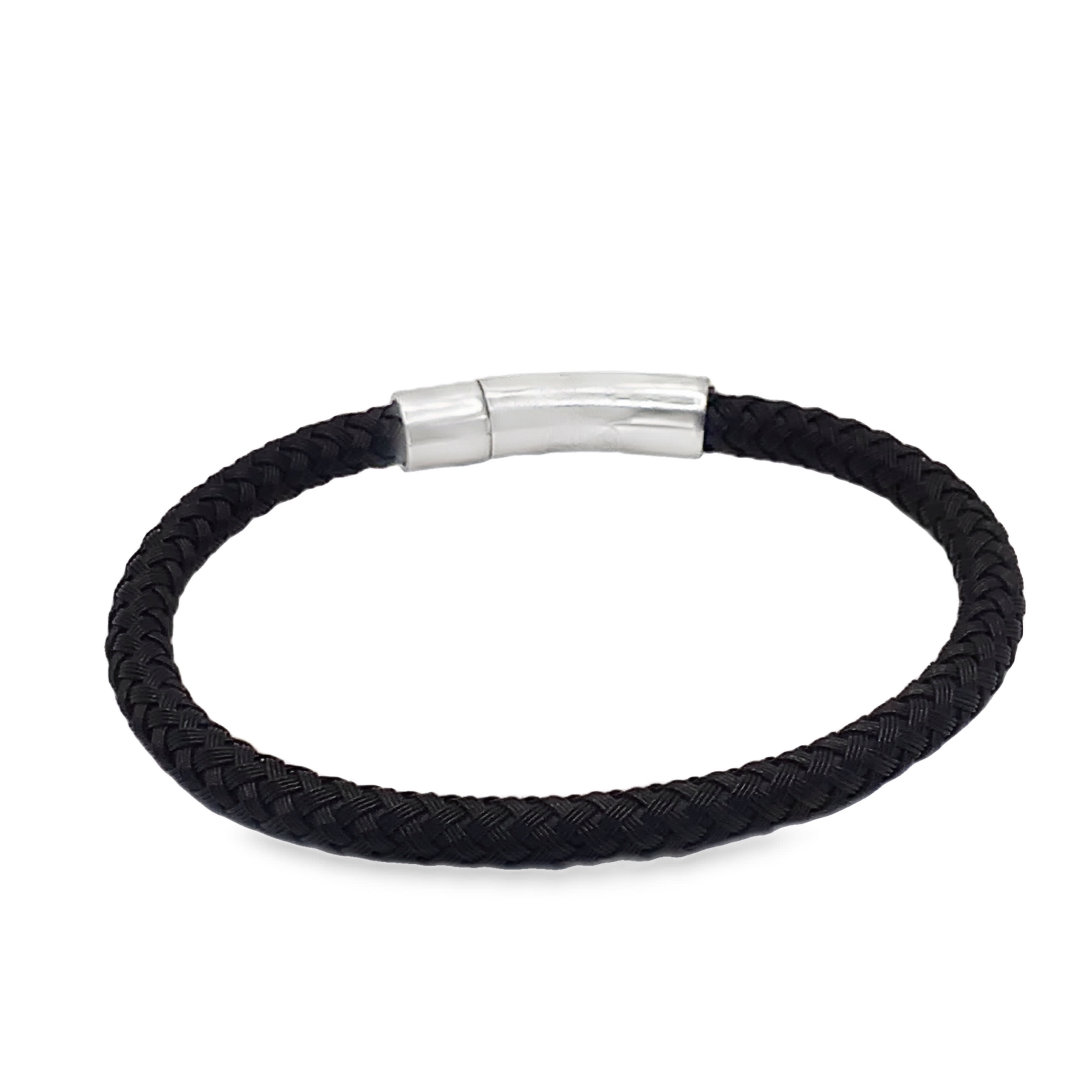 Wyrafinowana pleciona bransoletka łańcuszkowa z materiału niemetalowego