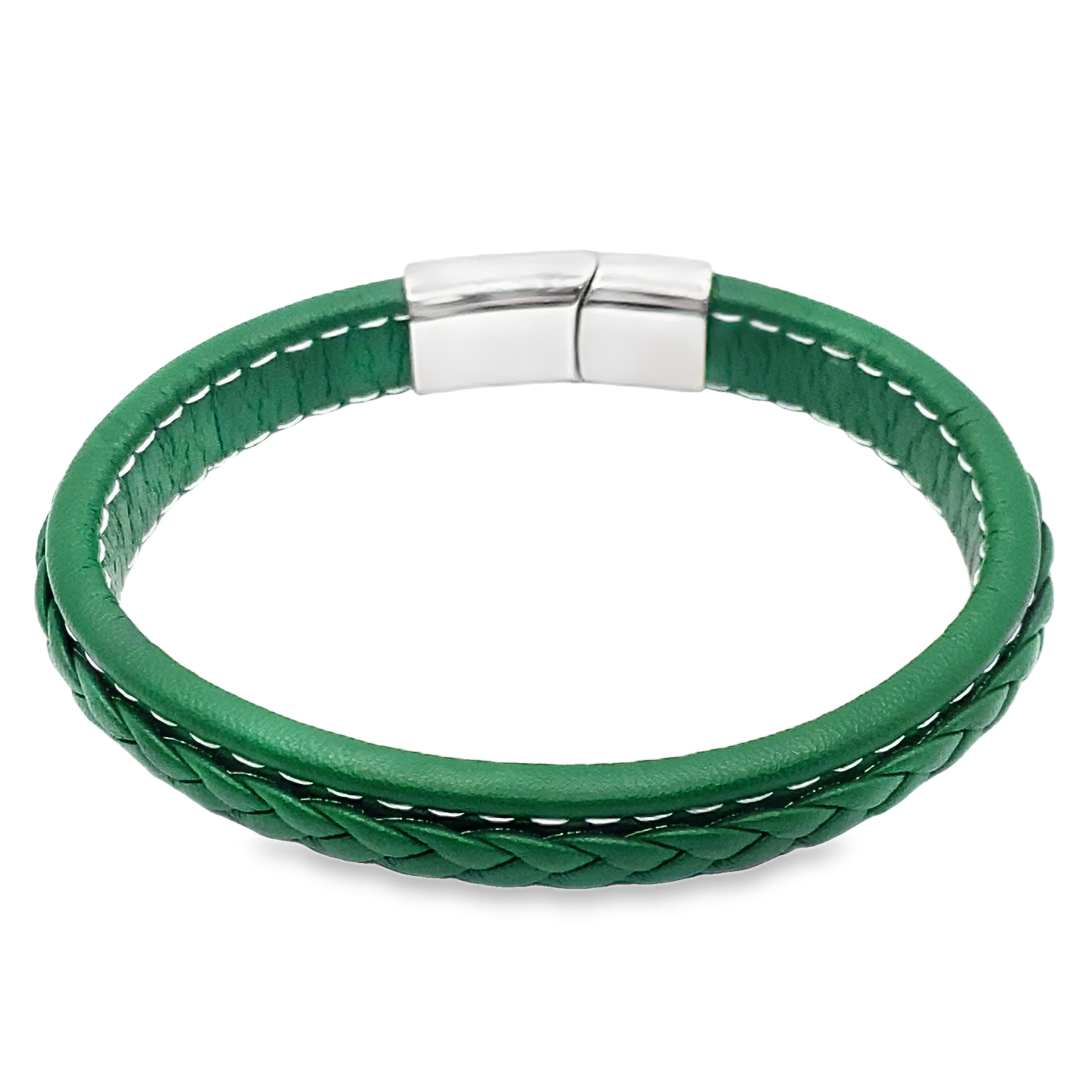 Nowoczesna pleciona bransoletka typu bangle