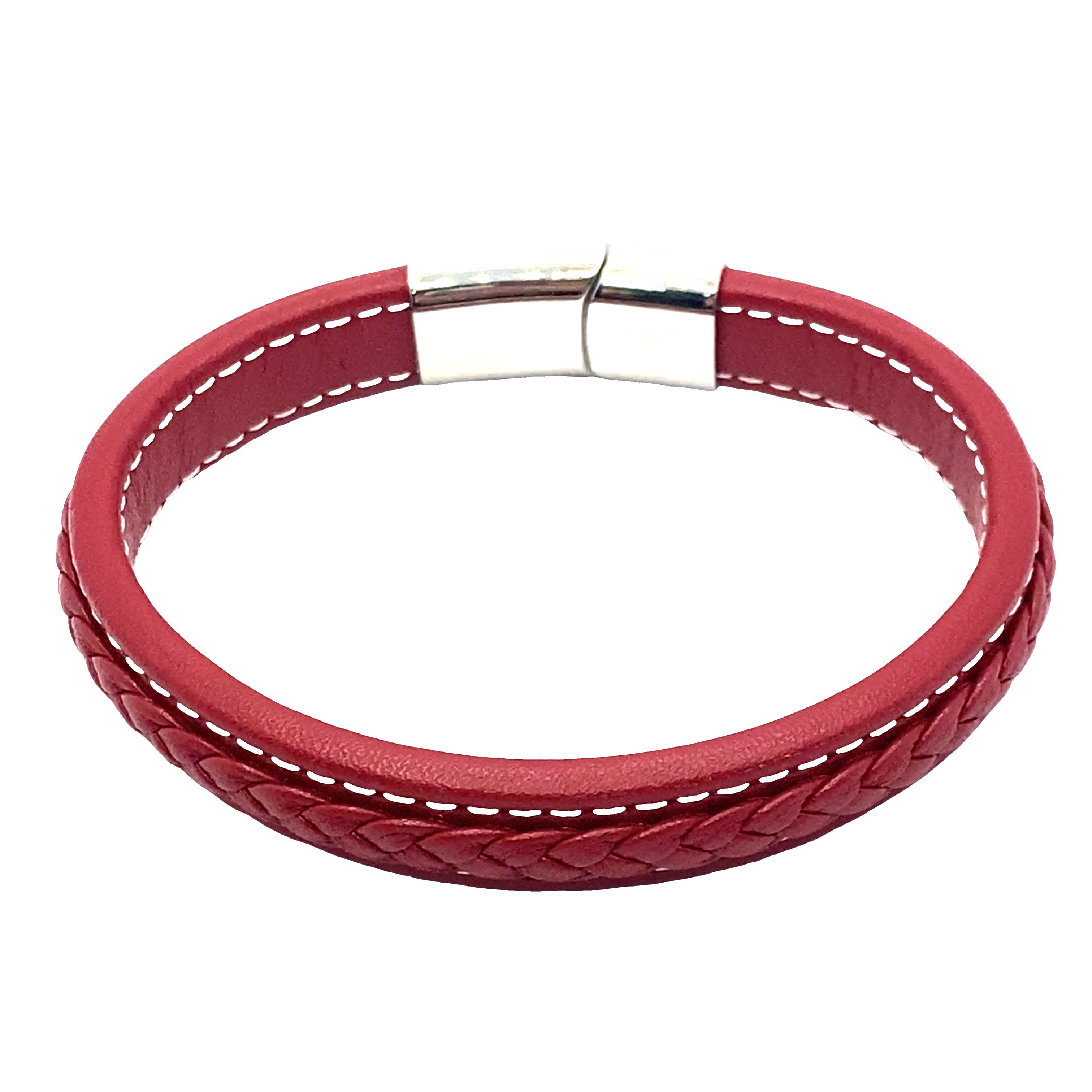 Elegancka bransoletka ze złoconej stali bez metalu