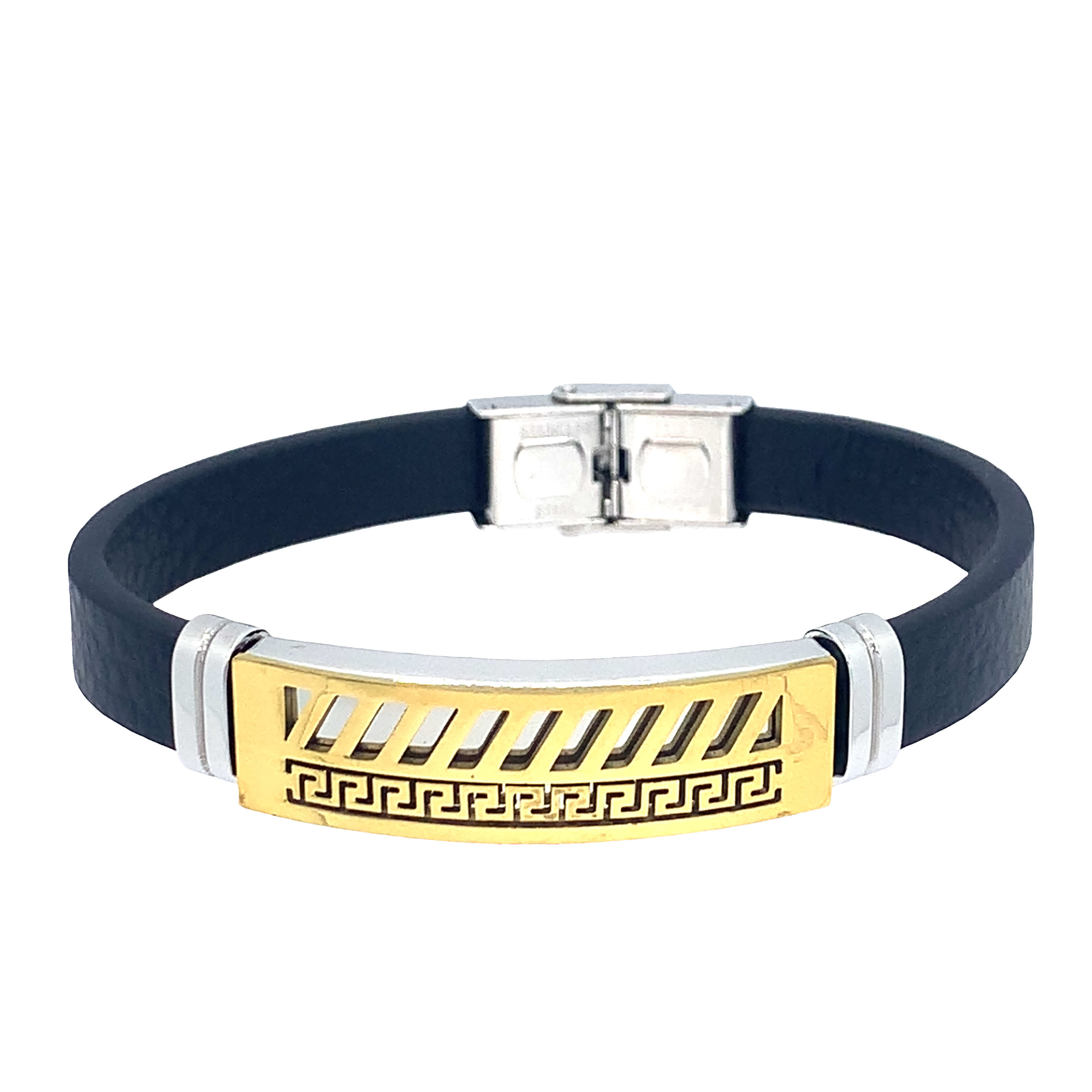 Nowoczesna bransoletka bez metalu z detalami