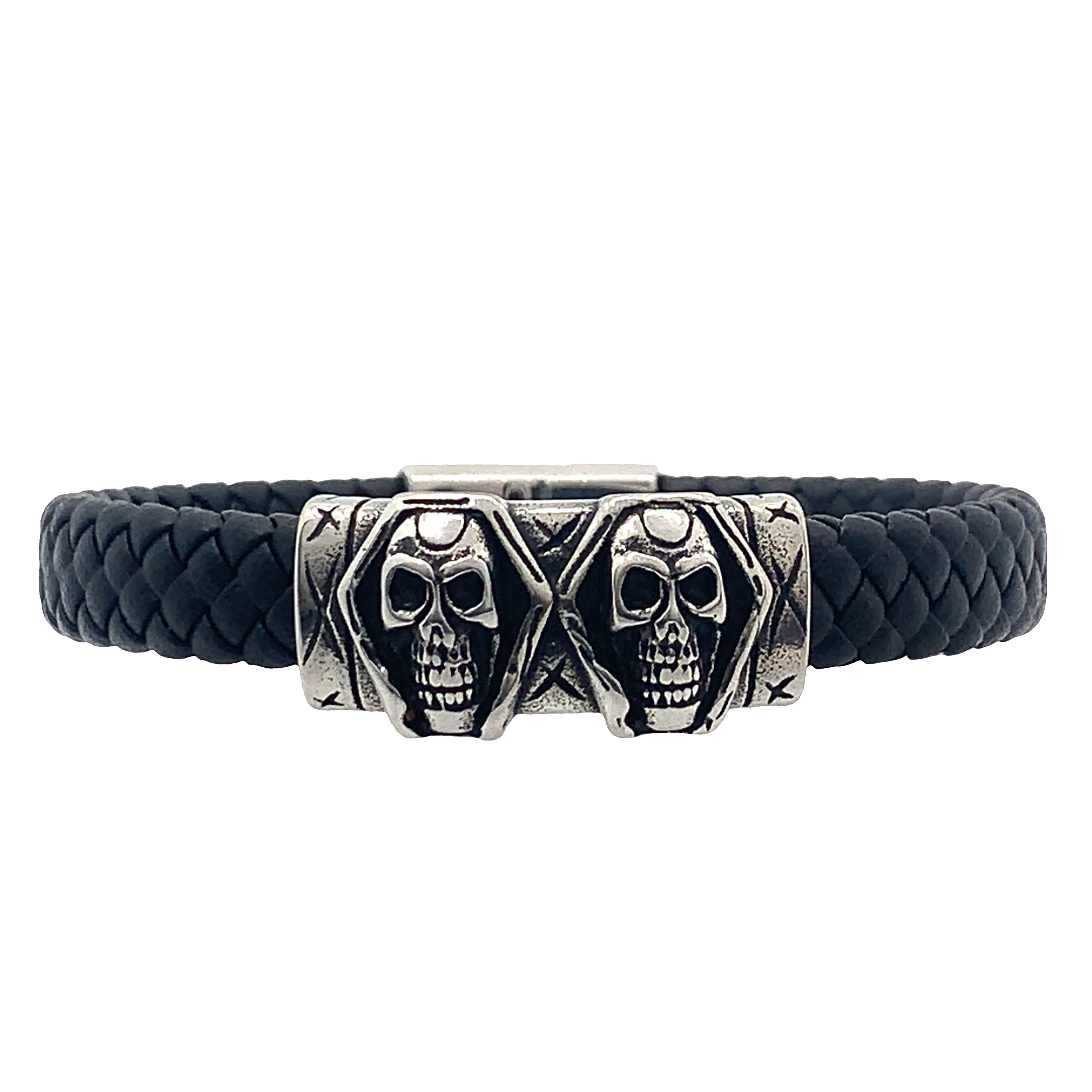 Posrebrzana bransoletka z misternymi grawerowanymi detalami