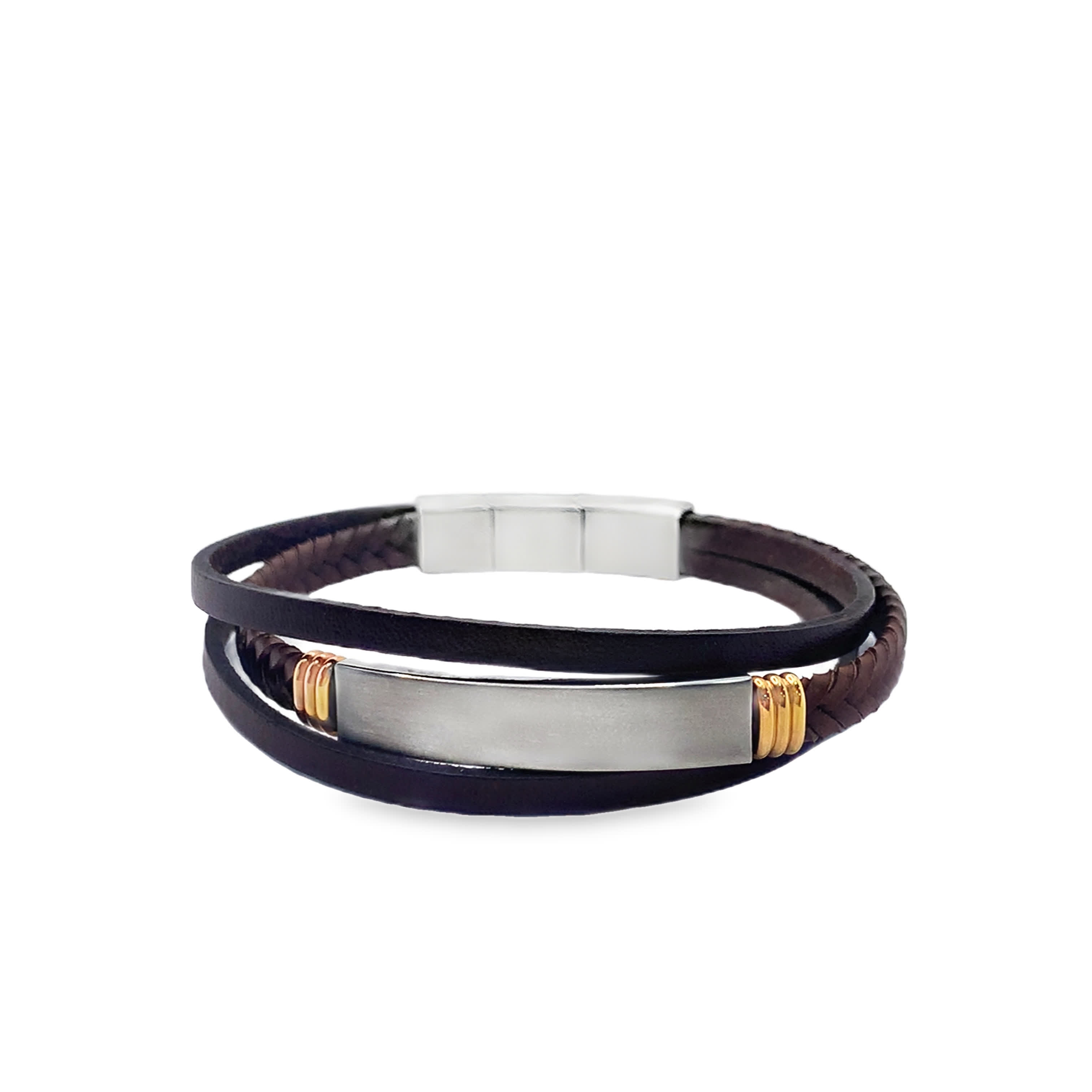 Zestaw bransolet sztywnych z akcentami