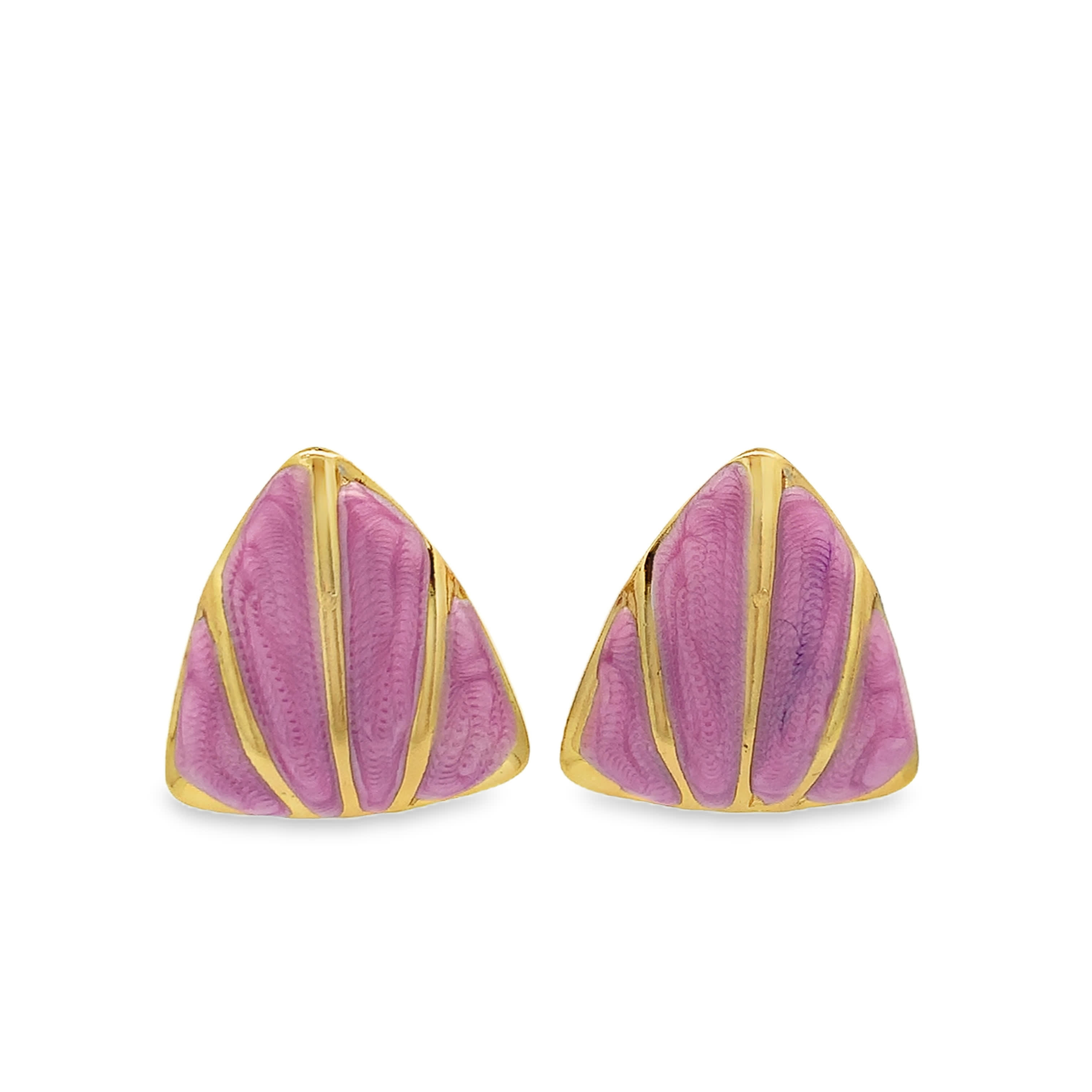 Eleganckie kwiatowe ażurowe kolczyki sztyfty, pozłacane