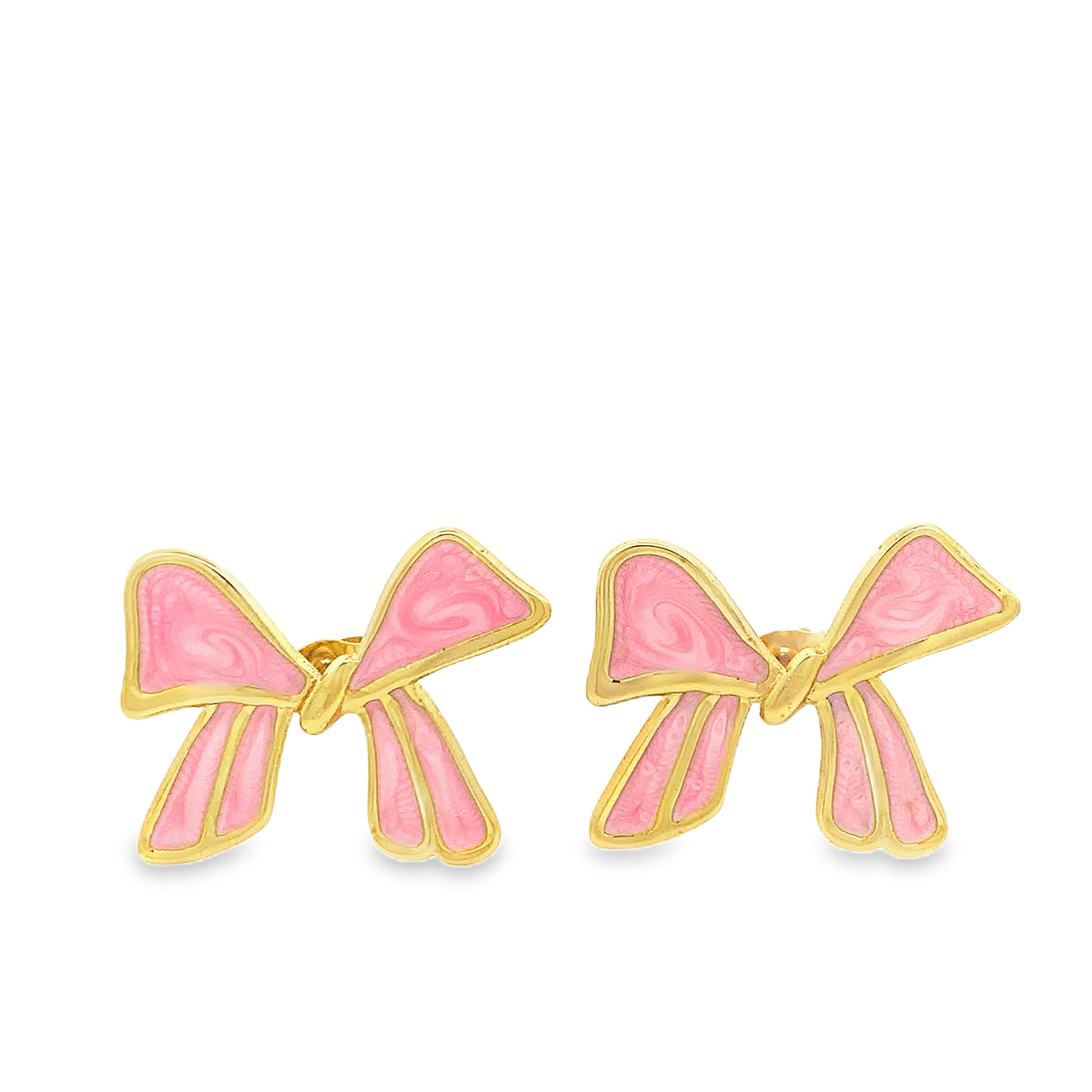 Polerowane kwiatowe ażurowe kolczyki sztyfty, pozłacane