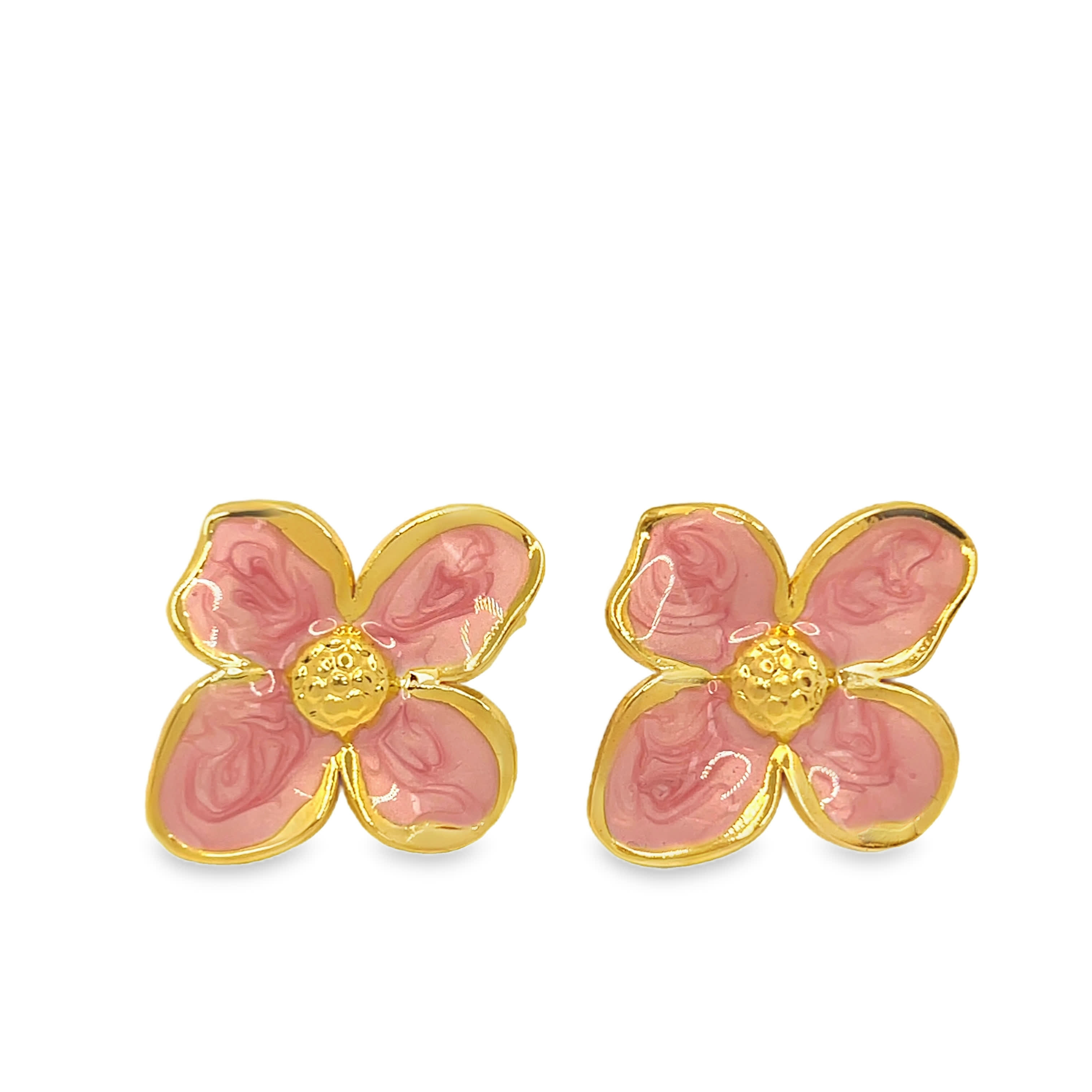 Minimalistyczne otwarte okrągłe kolczyki sztyfty, wysoko polerowane, pozłacane