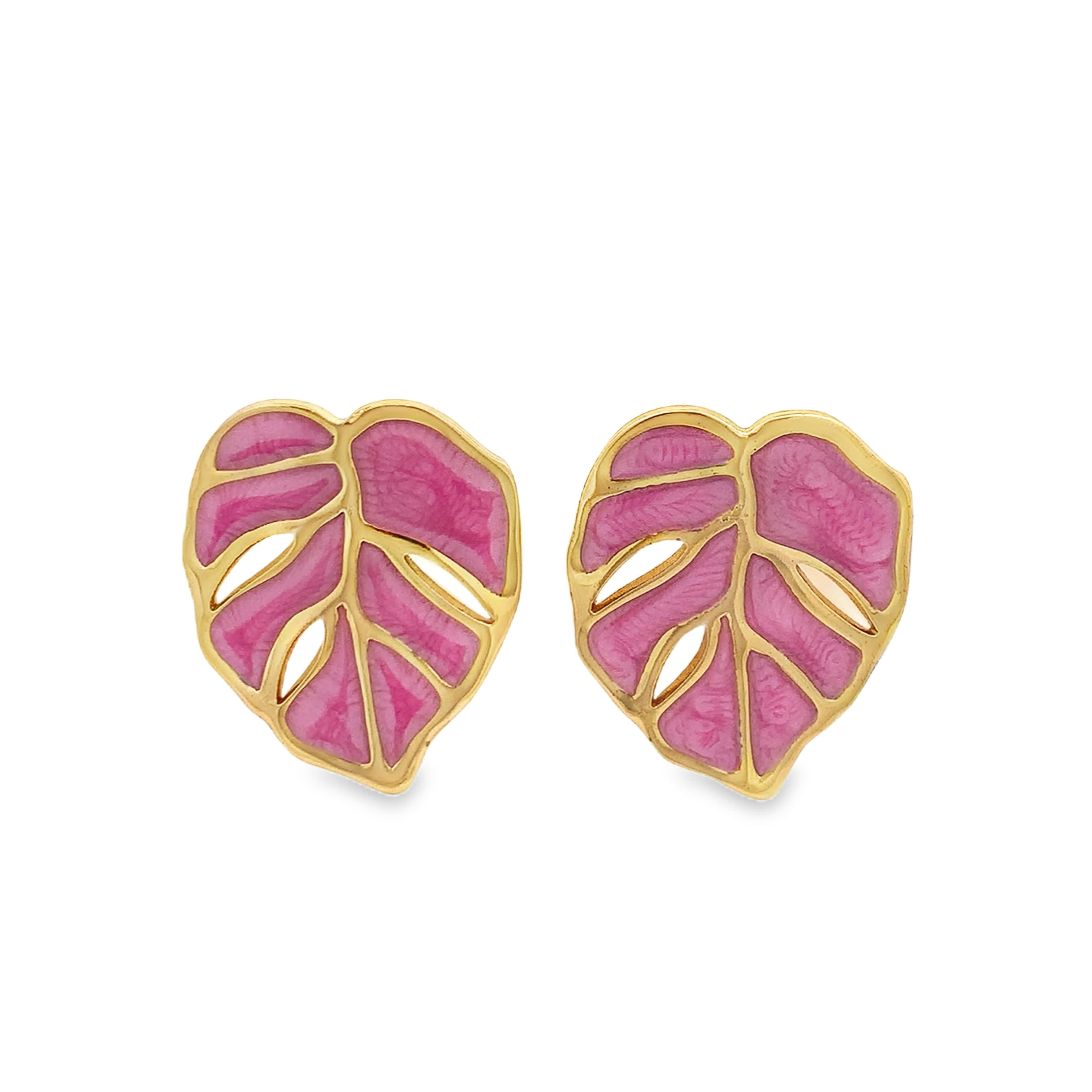 Wyszukane ażurowe kwiatowe kolczyki sztyfty, teksturowane, pozłacane