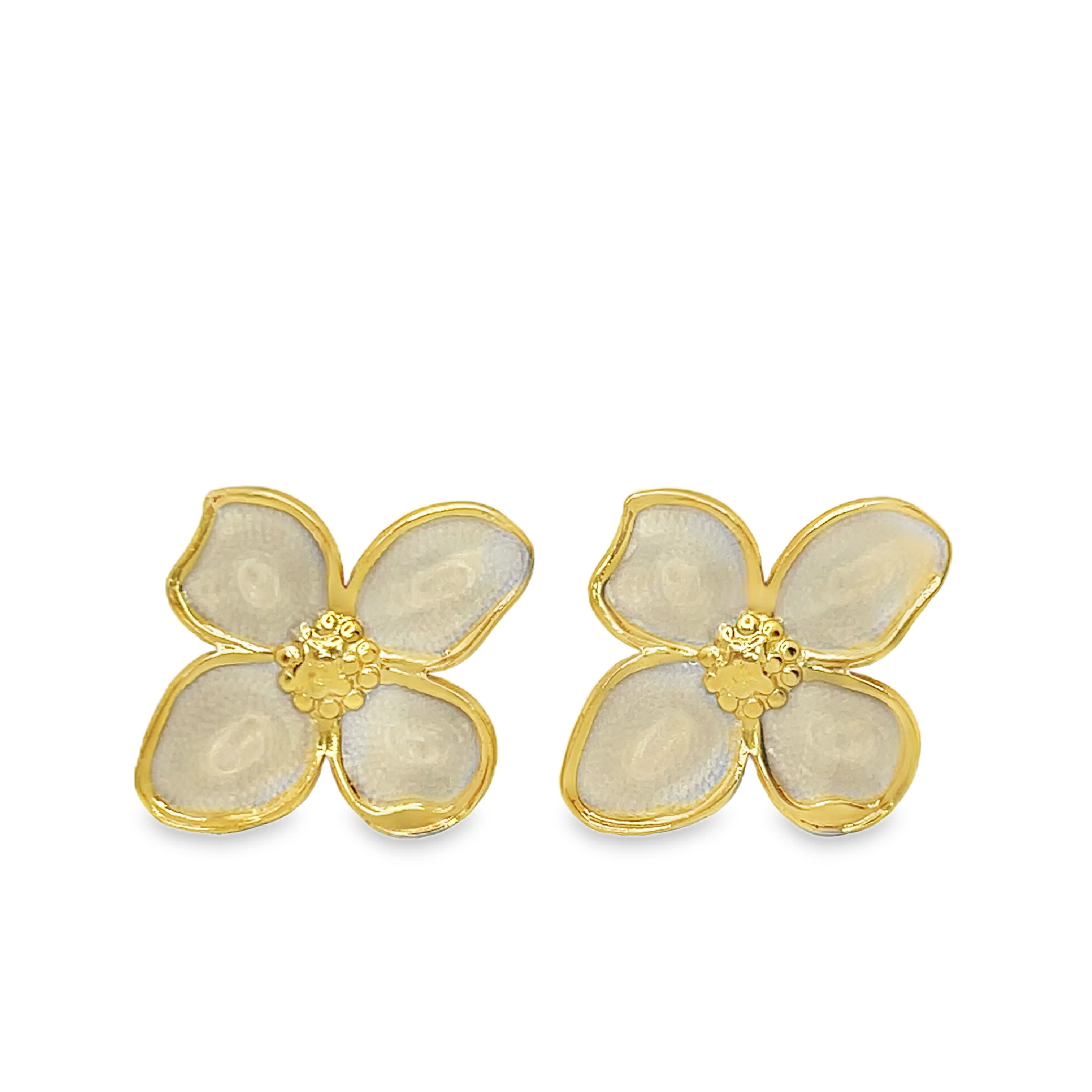 Eleganckie pozłacane kolczyki sztyfty w kształcie gruszki z kamieniem kaboszon