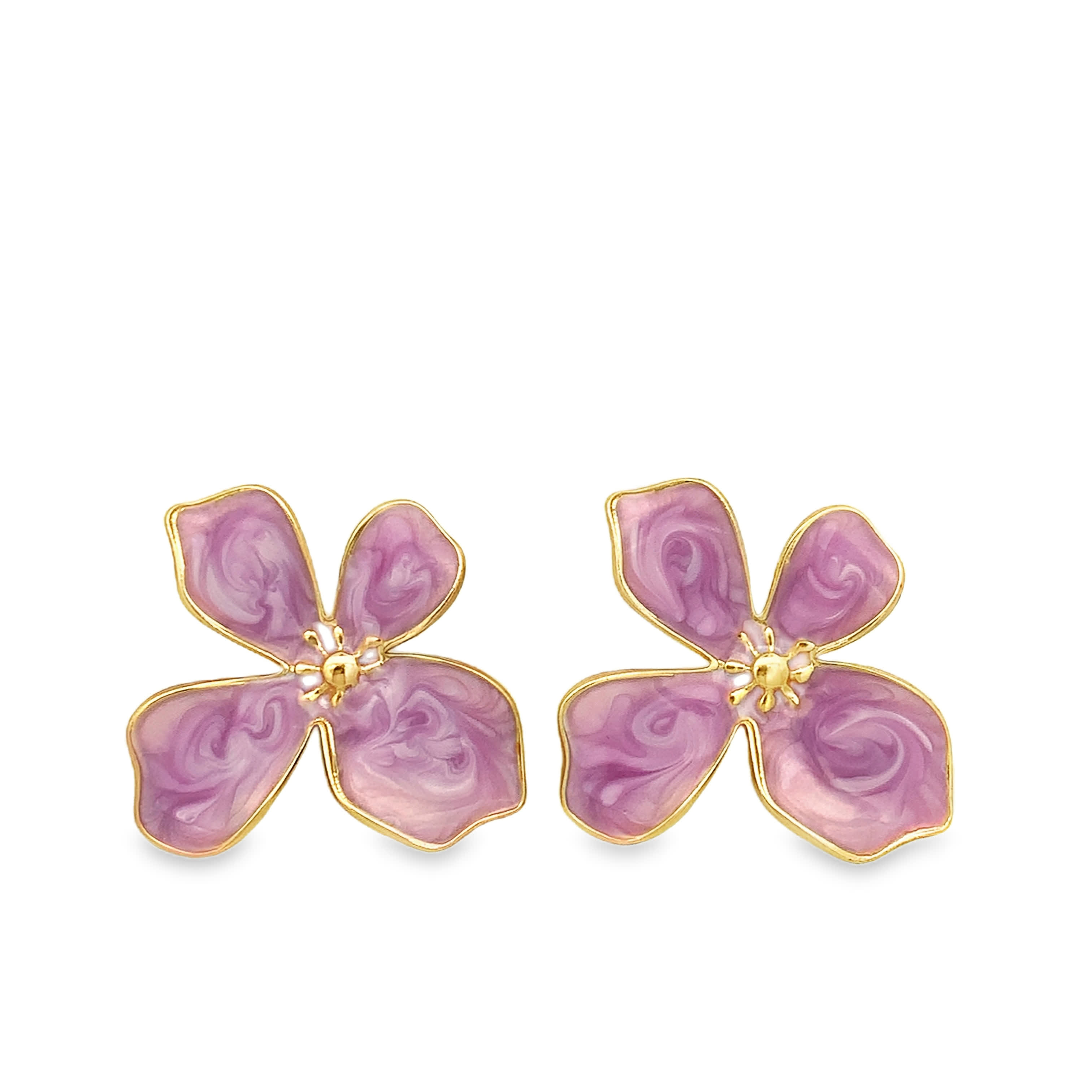 Minimalist Polished Yellow Gold Circular Stud Earrings