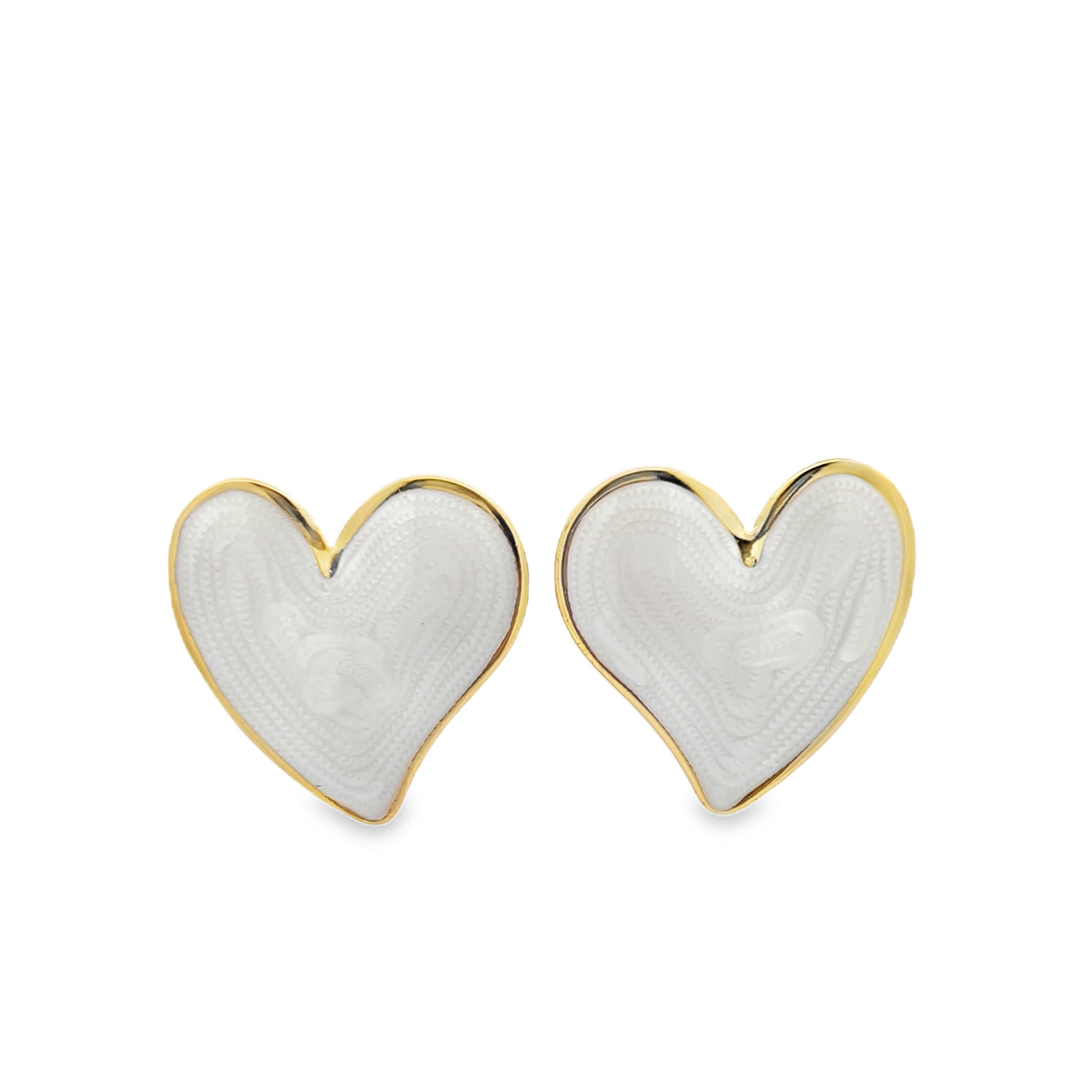 Classic Polished Yellow Gold Domed Stud Earrings