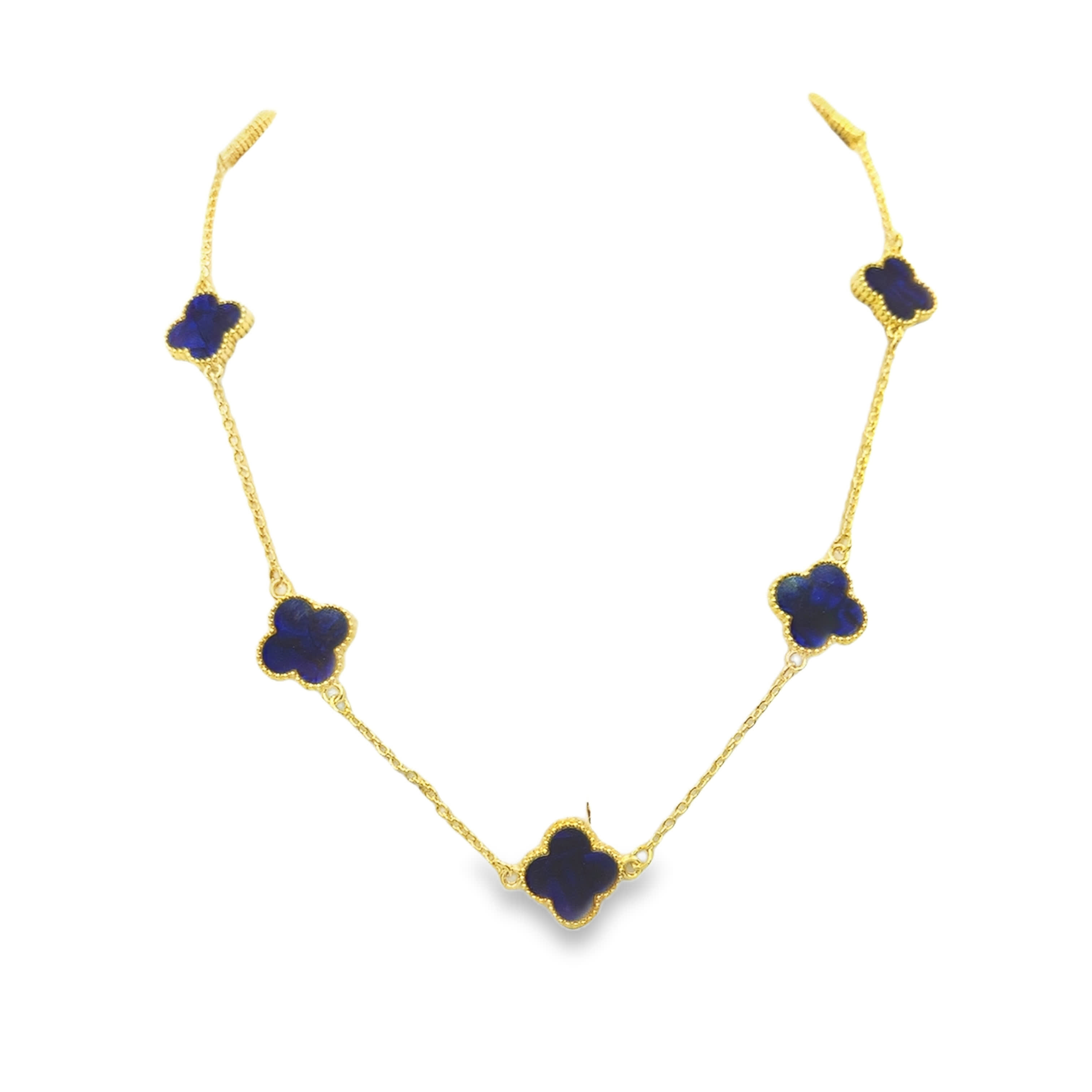 Baroque Lapis Lazuli Cabochon Pendant in 18K Yellow Gold