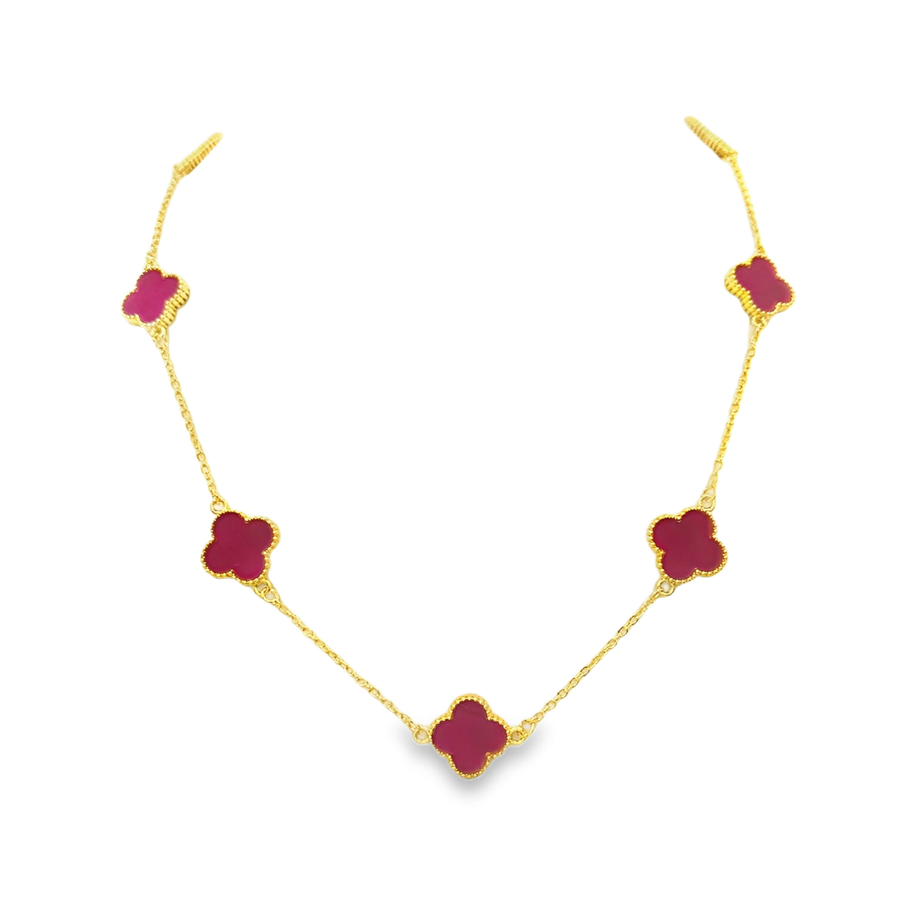 Minimalist Yellow Gold Onyx Cabochon Charm Necklace