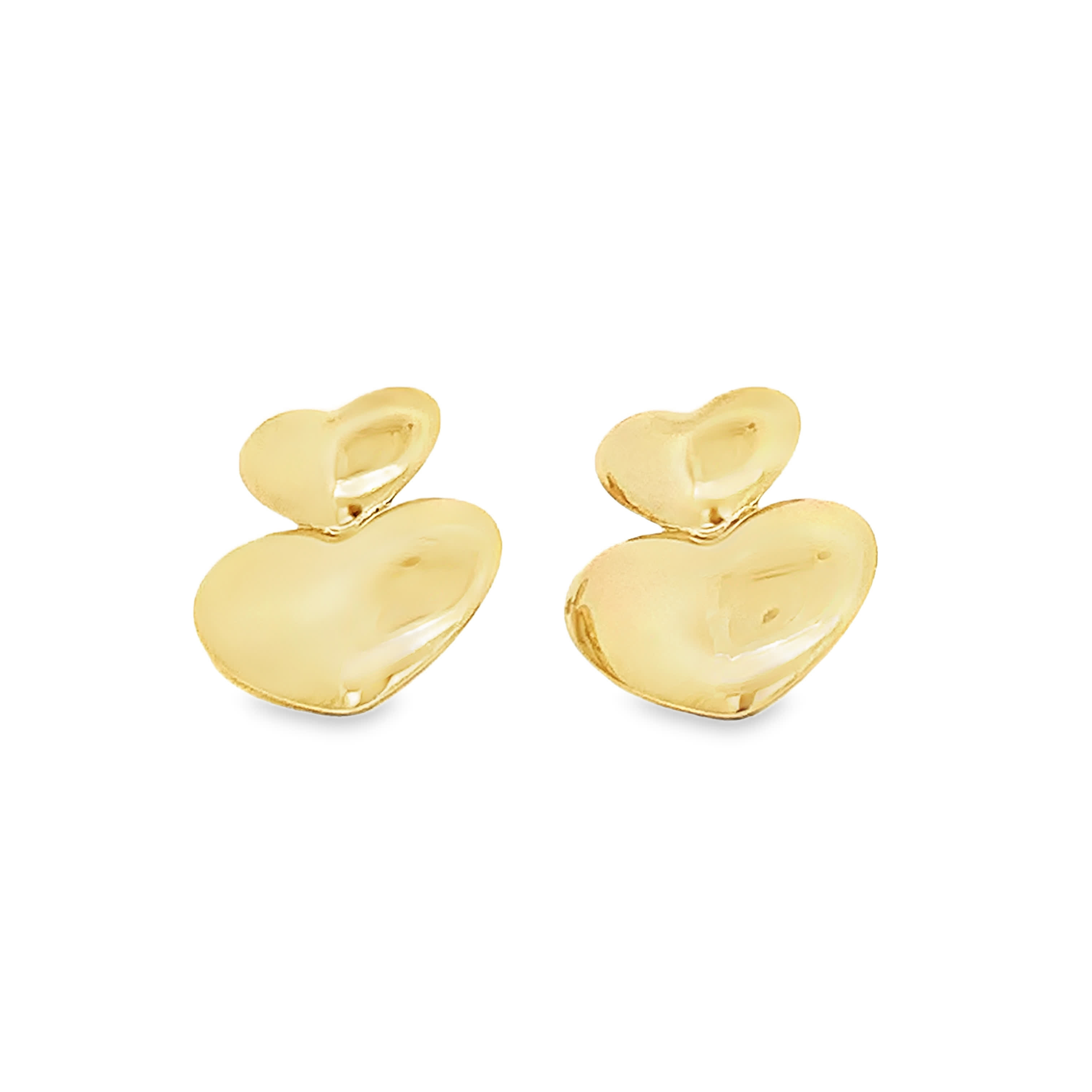 Urocze kolczyki w kształcie serca