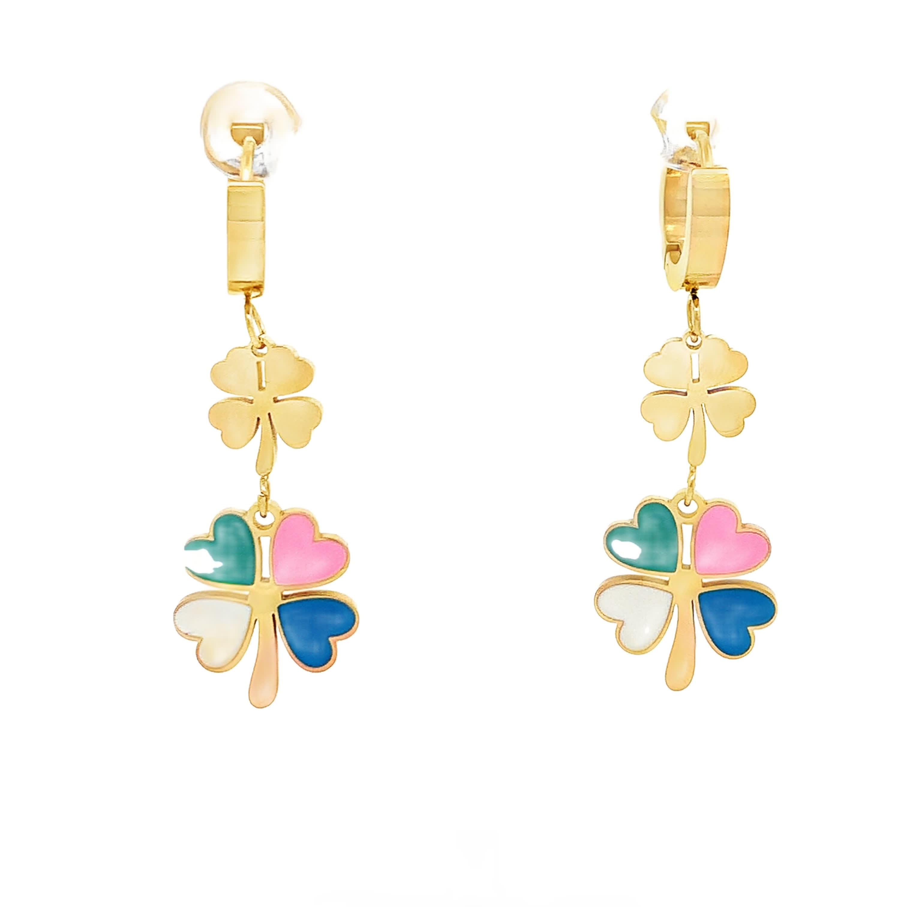 Kolczyki z koniczynką