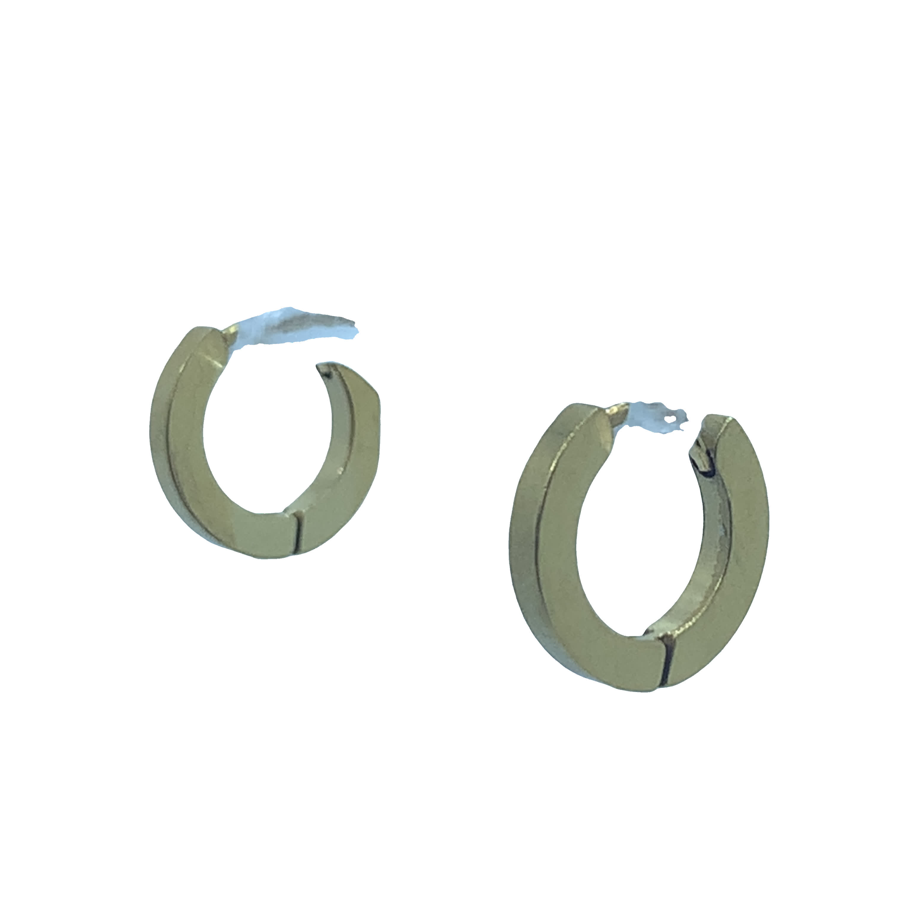 Eleganckie złocone kolczyki koła