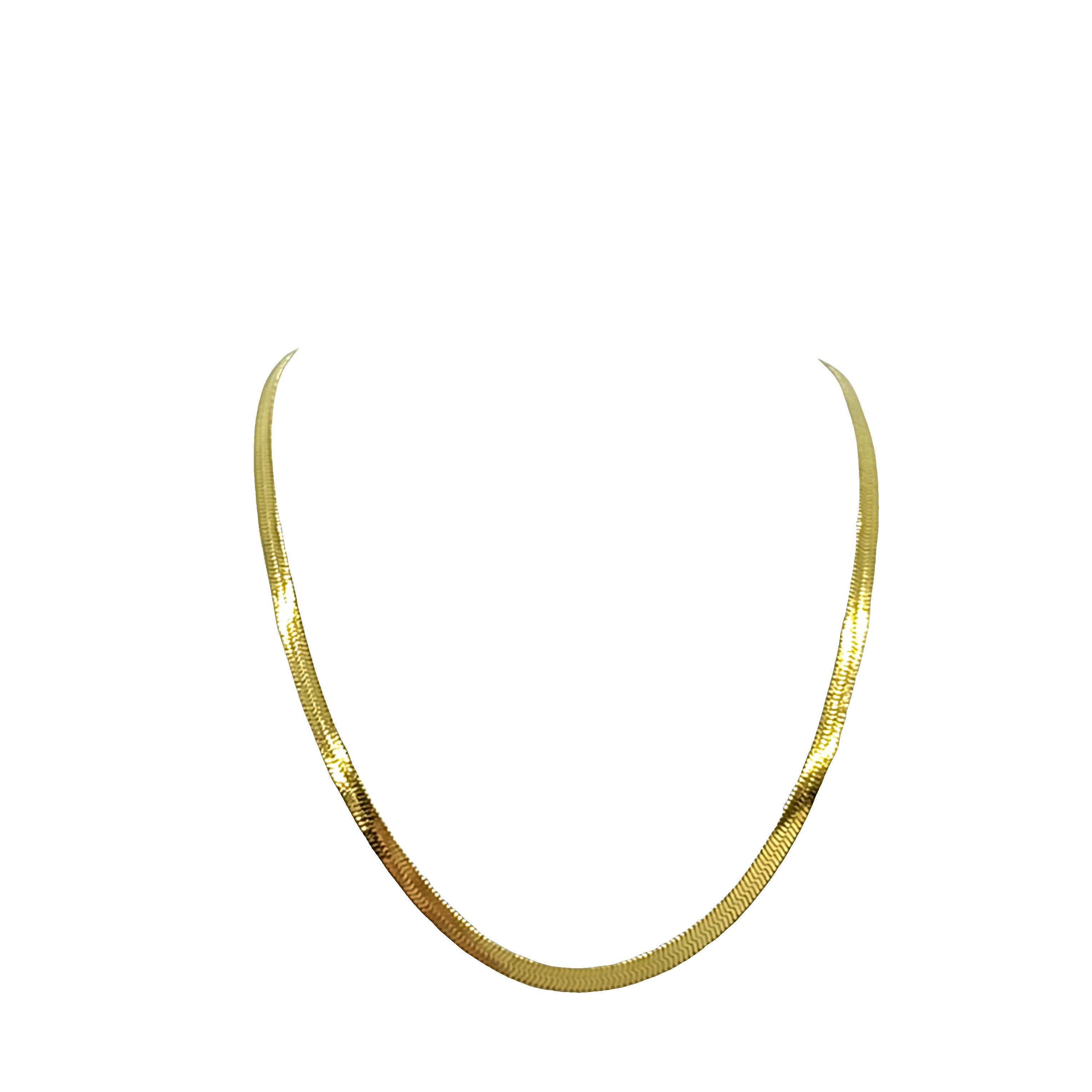 Elegancki złocony naszyjnik ekspozycyjny