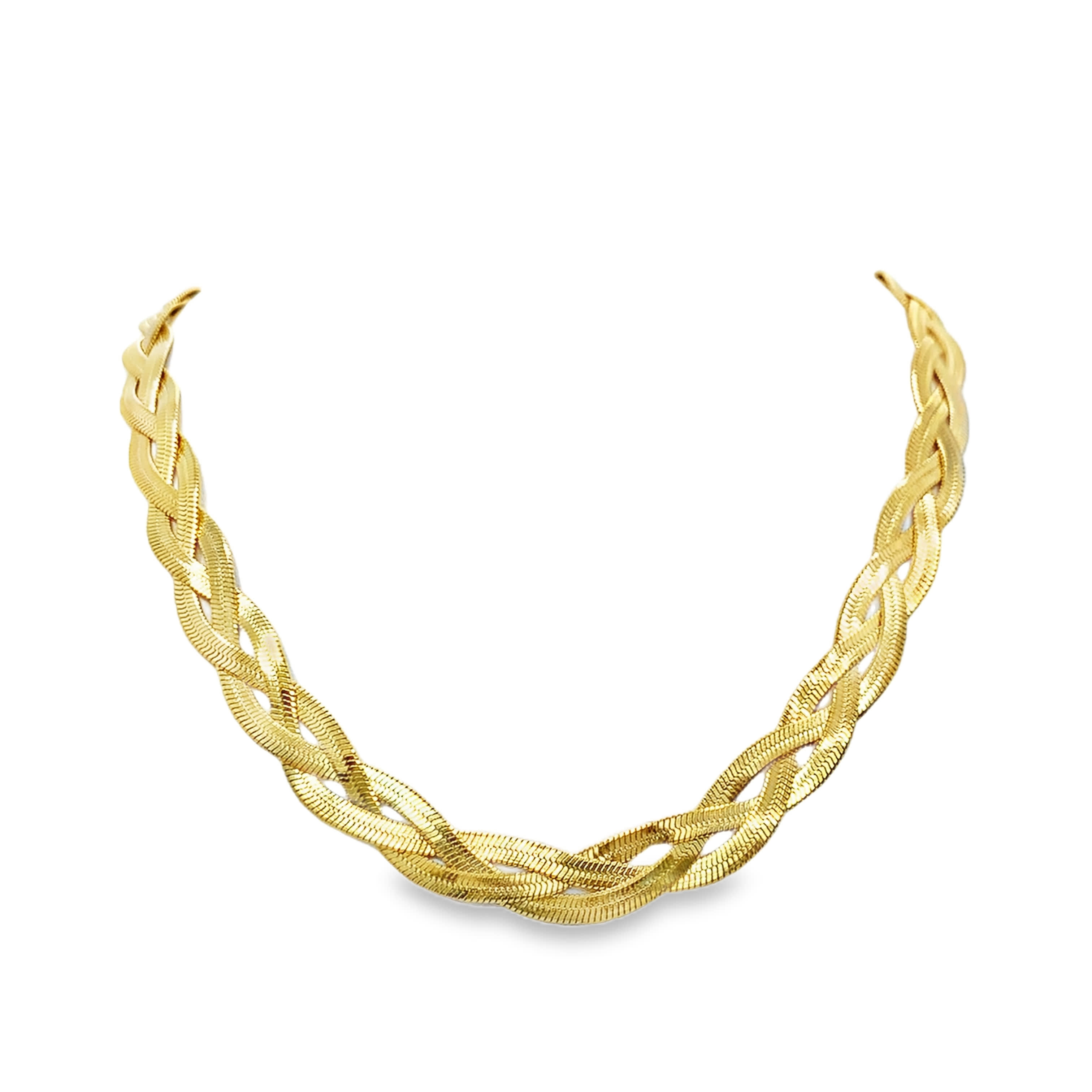 Elegancki Złocony naszyjnik