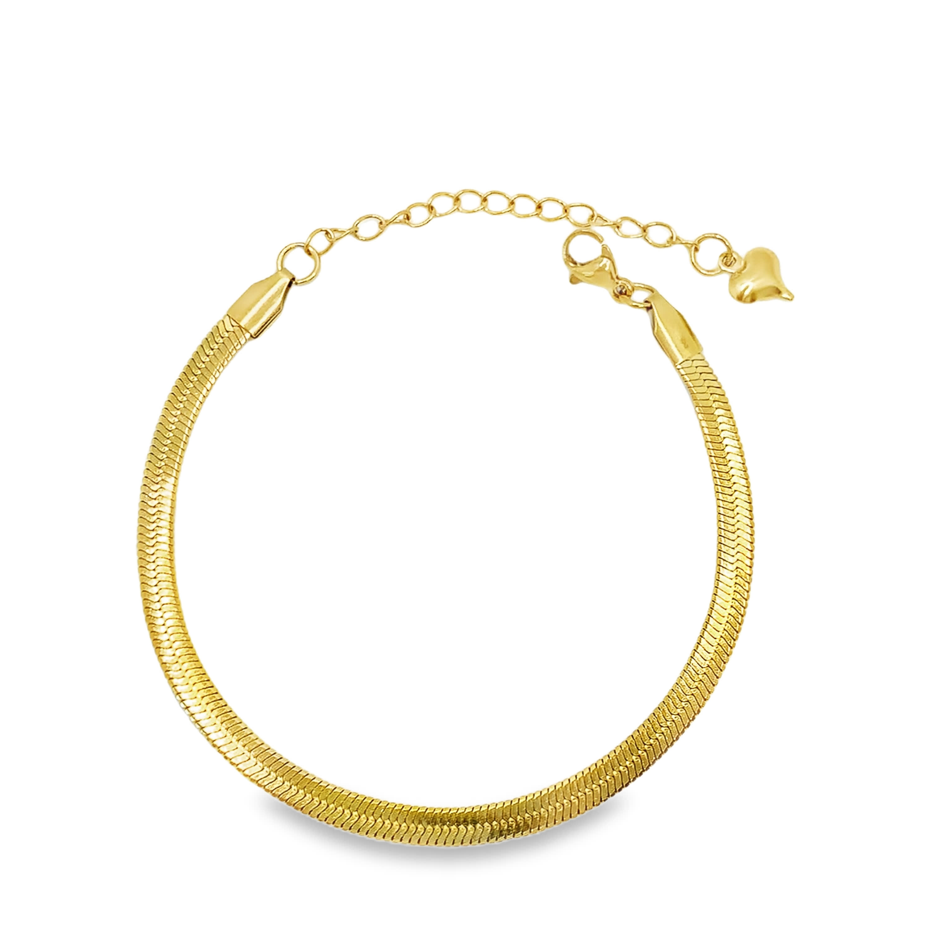 Elegancka złocona bransoletka