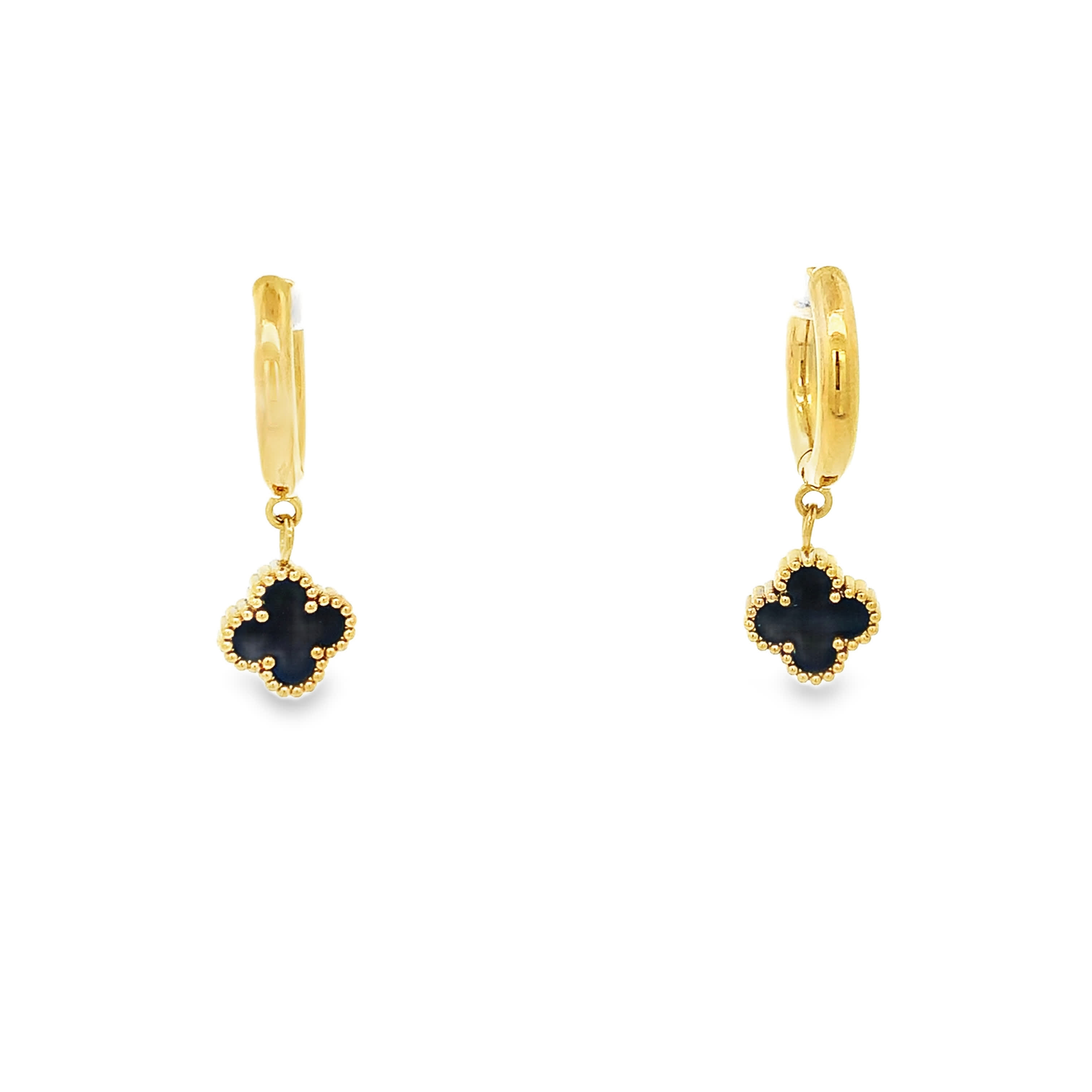 Eleganckie złocone kolczyki