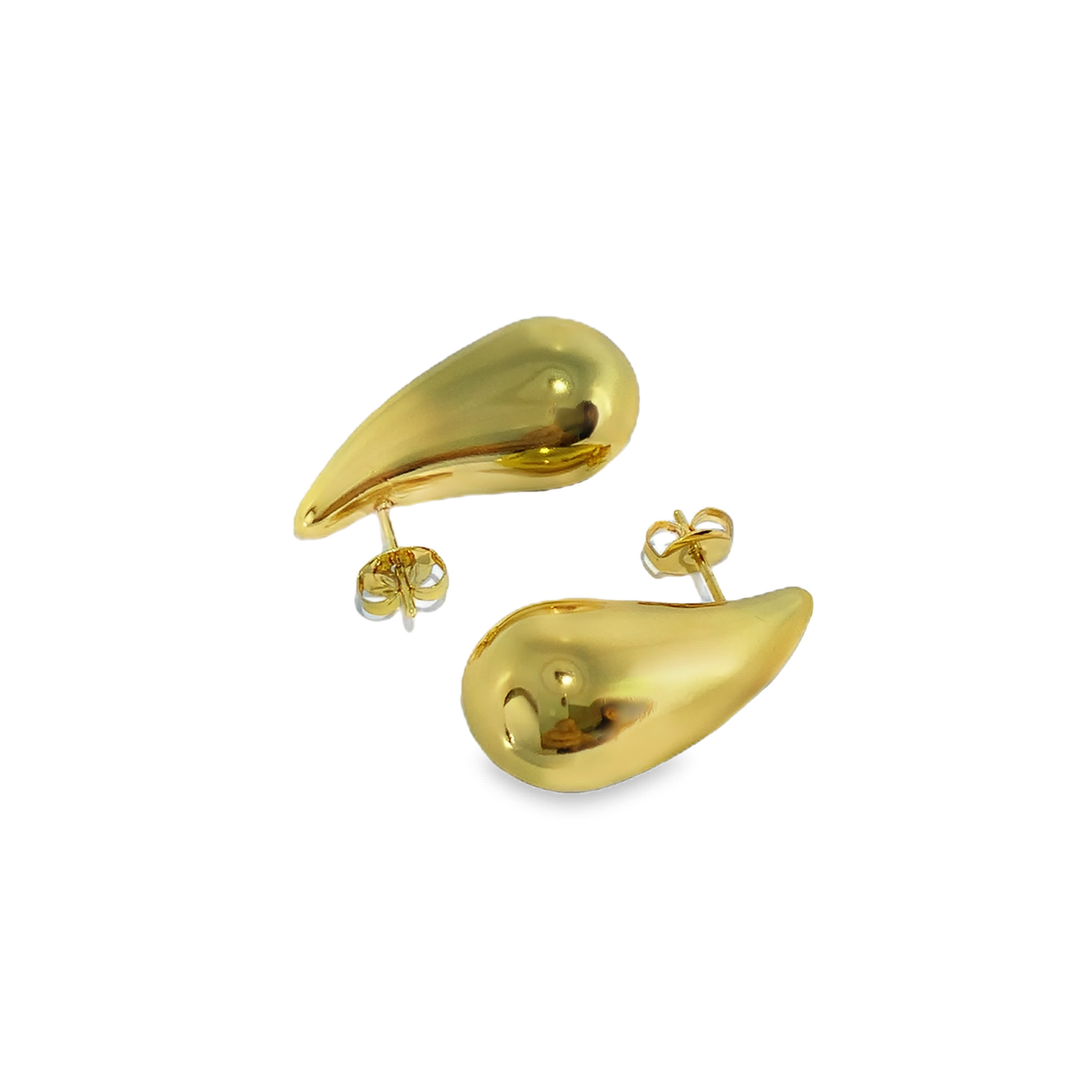 Kolczyki ze stali w kształcie łezki